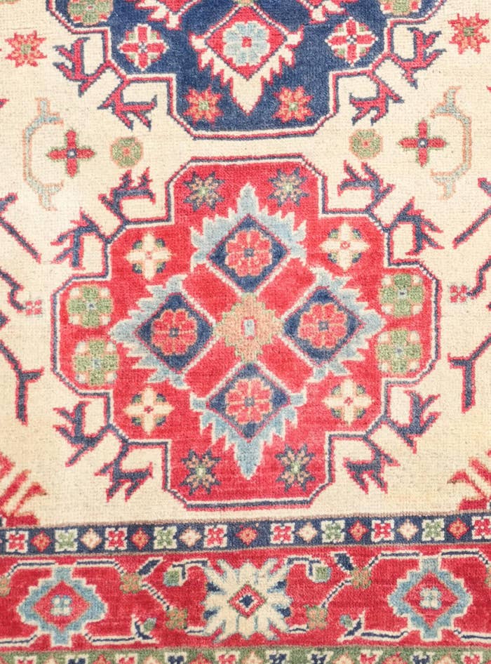 Detail image of 3' 3 x 5' Hand Knotted Kazak Rug