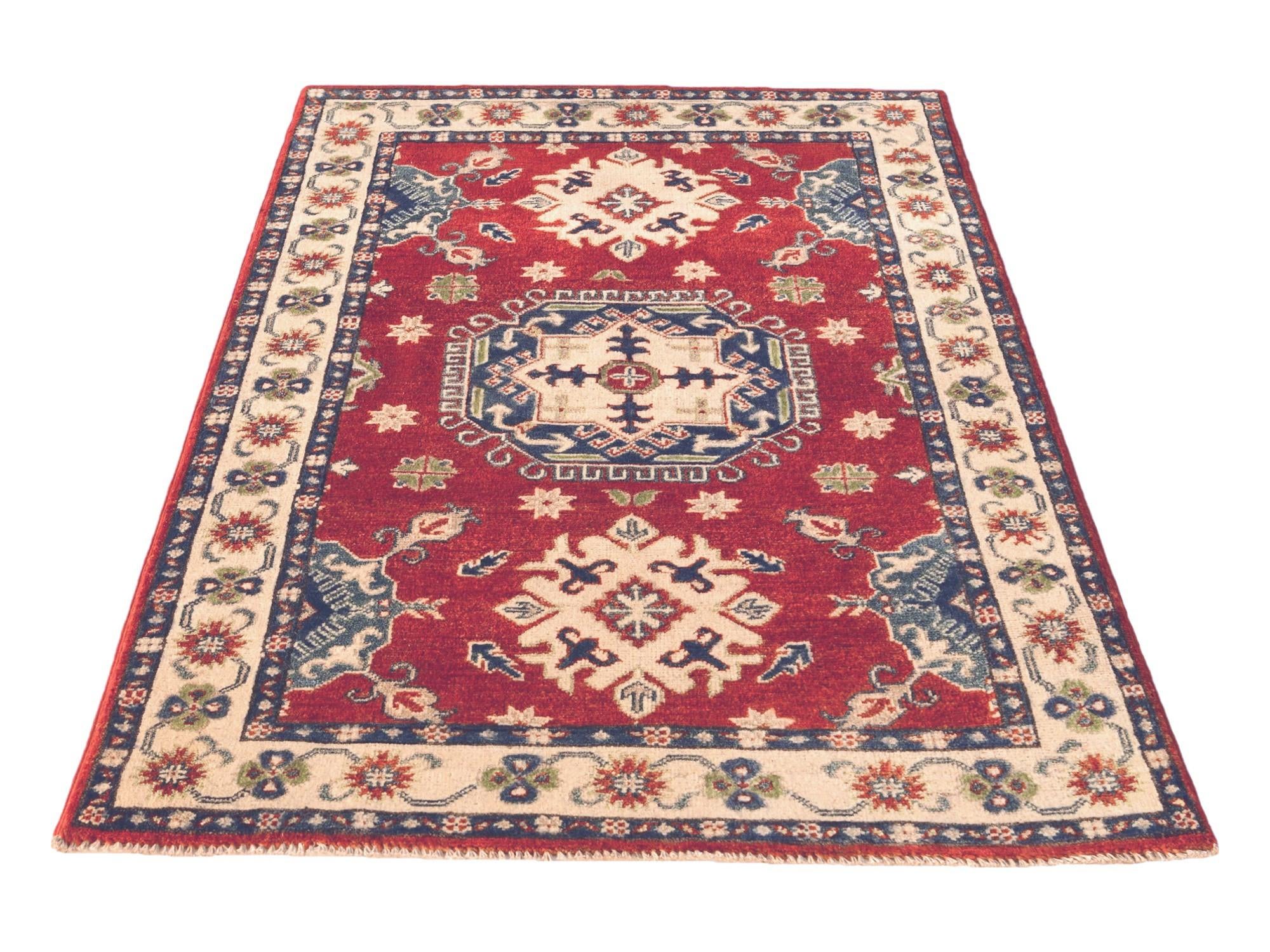 3' 1 x 4' 8 Hand Knotted Kazak Rug