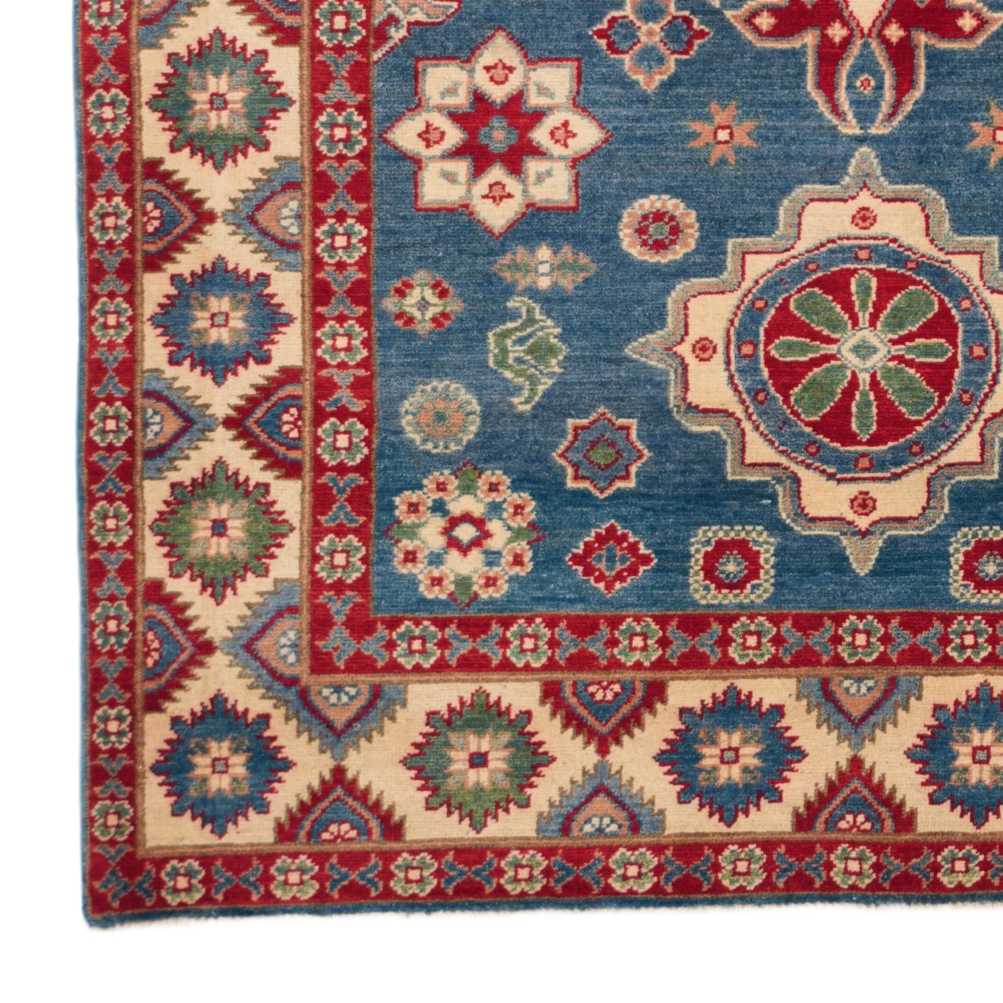 5' x 6' 5 Hand Knotted Kazak Rug