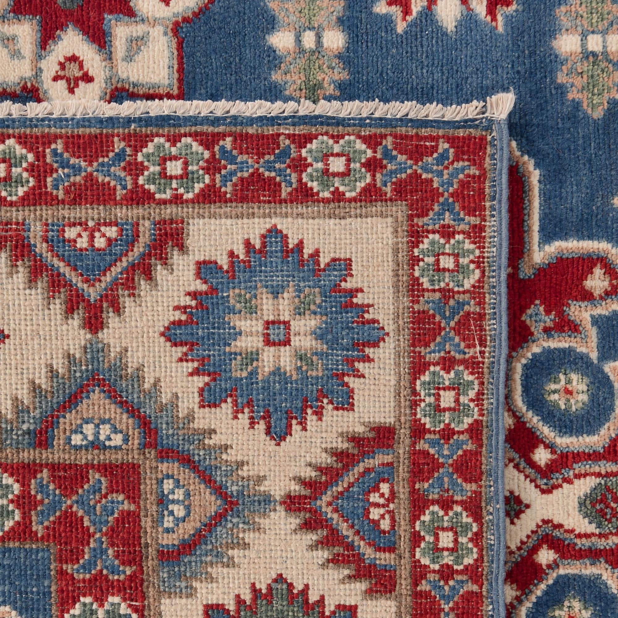 5' x 6' 5 Hand Knotted Kazak Rug