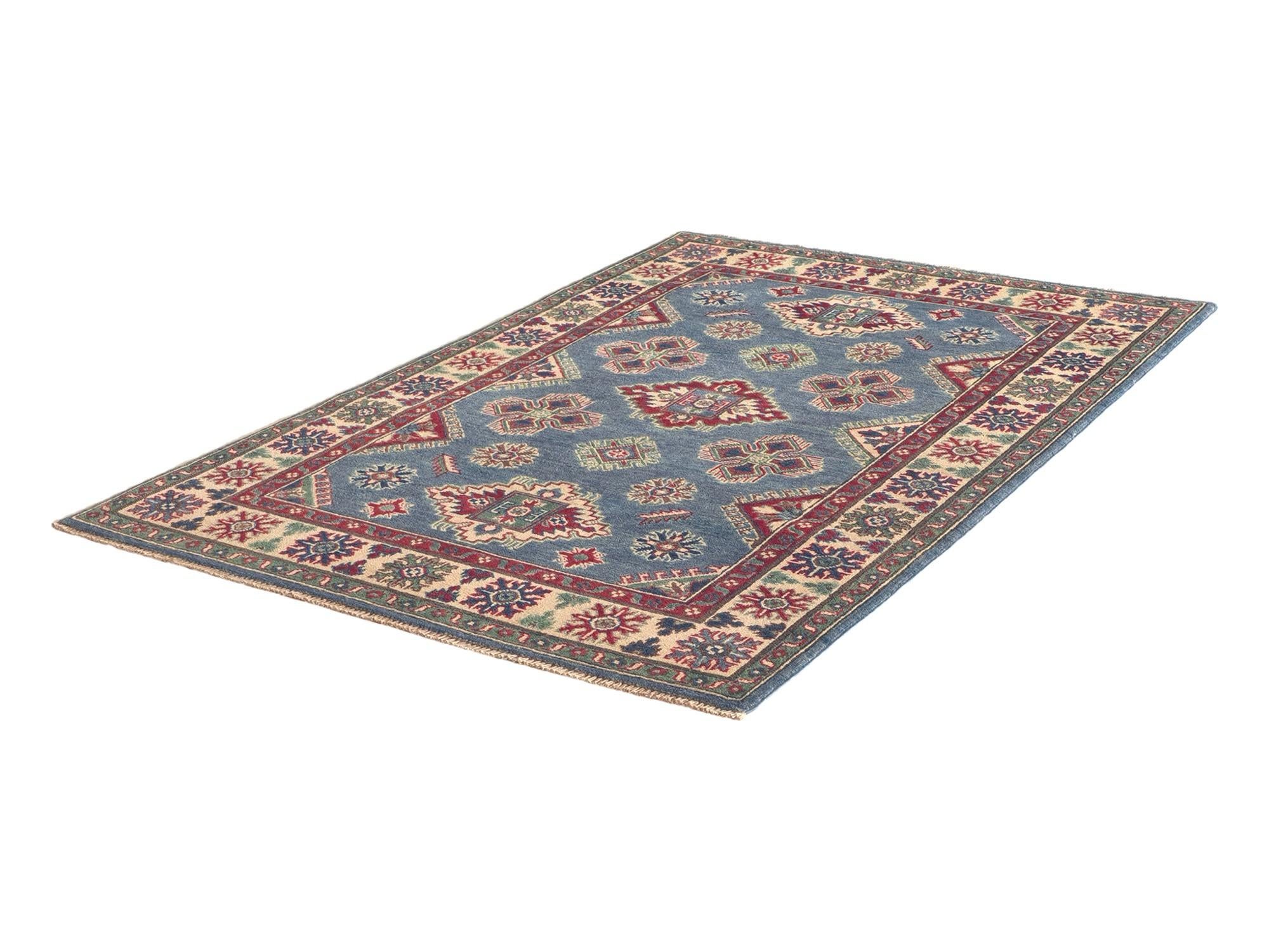 Detail image 4 of 10: 4' 1 x 6' 4 Hand Knotted Kazak Rug