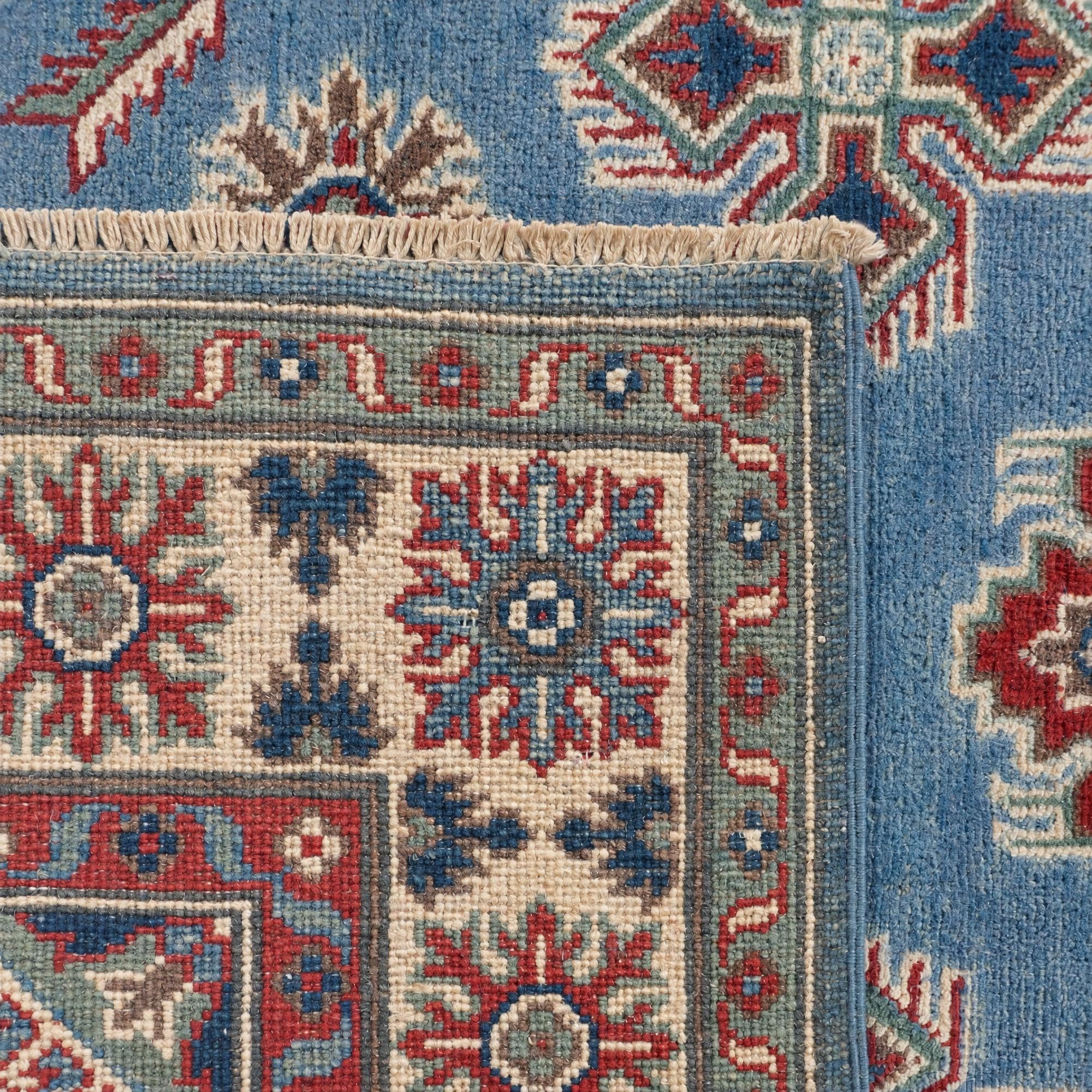 125cm x 195cm Handgeknüpft Kazak Teppich