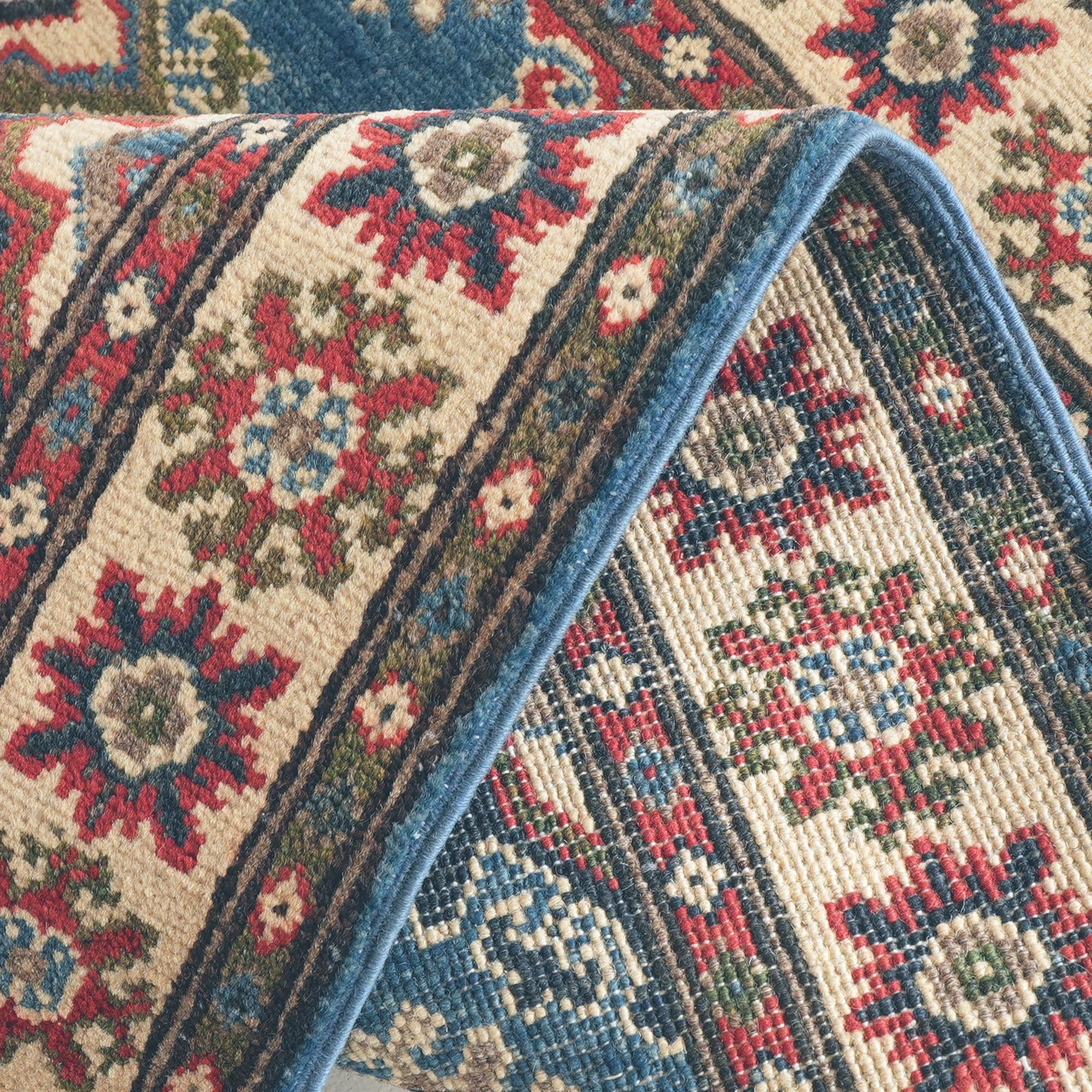 Detail image 8 of 10: 2' 6 x 4' 4 Hand Knotted Kazak Rug