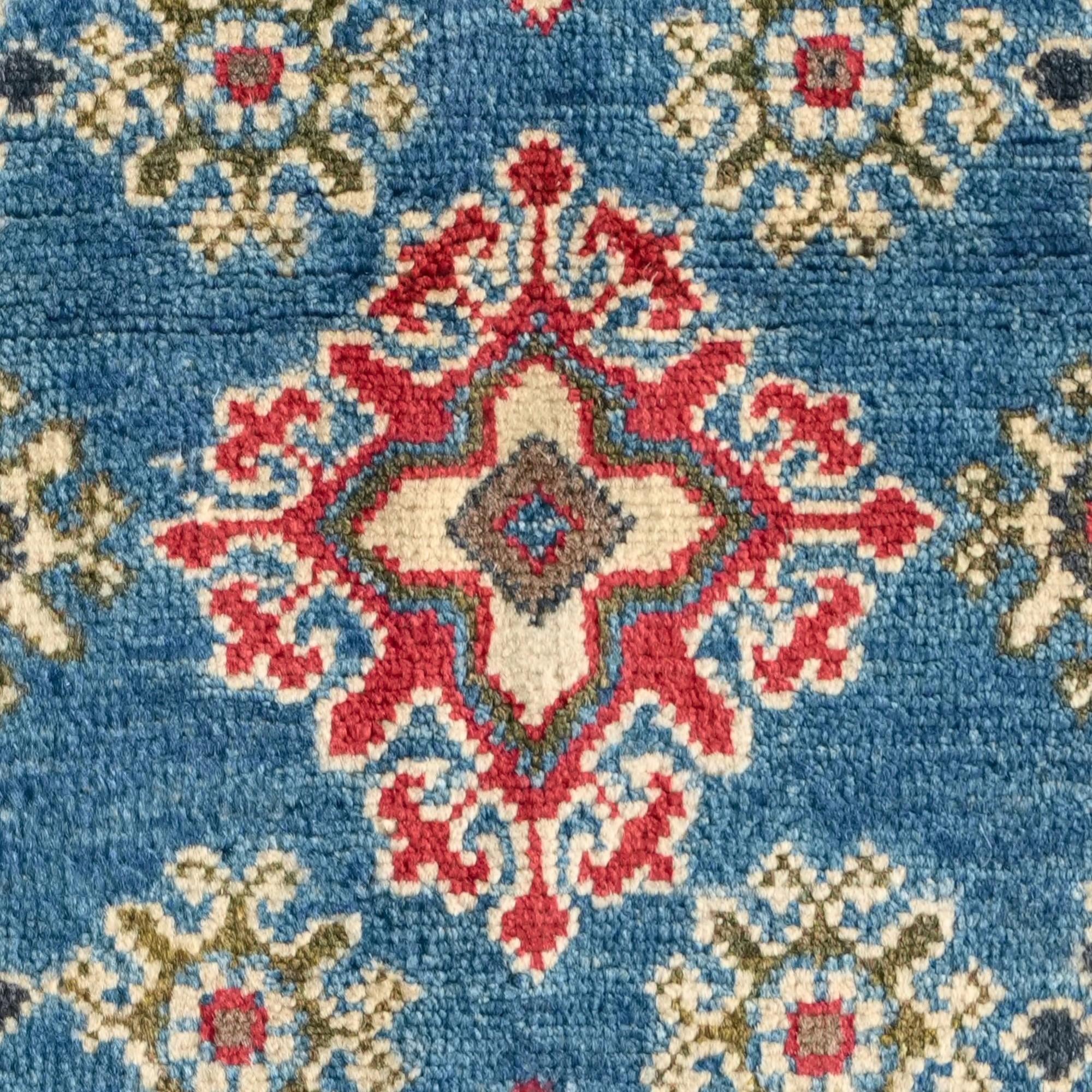 Detail image 10 of 10: 2' 6 x 4' 4 Hand Knotted Kazak Rug
