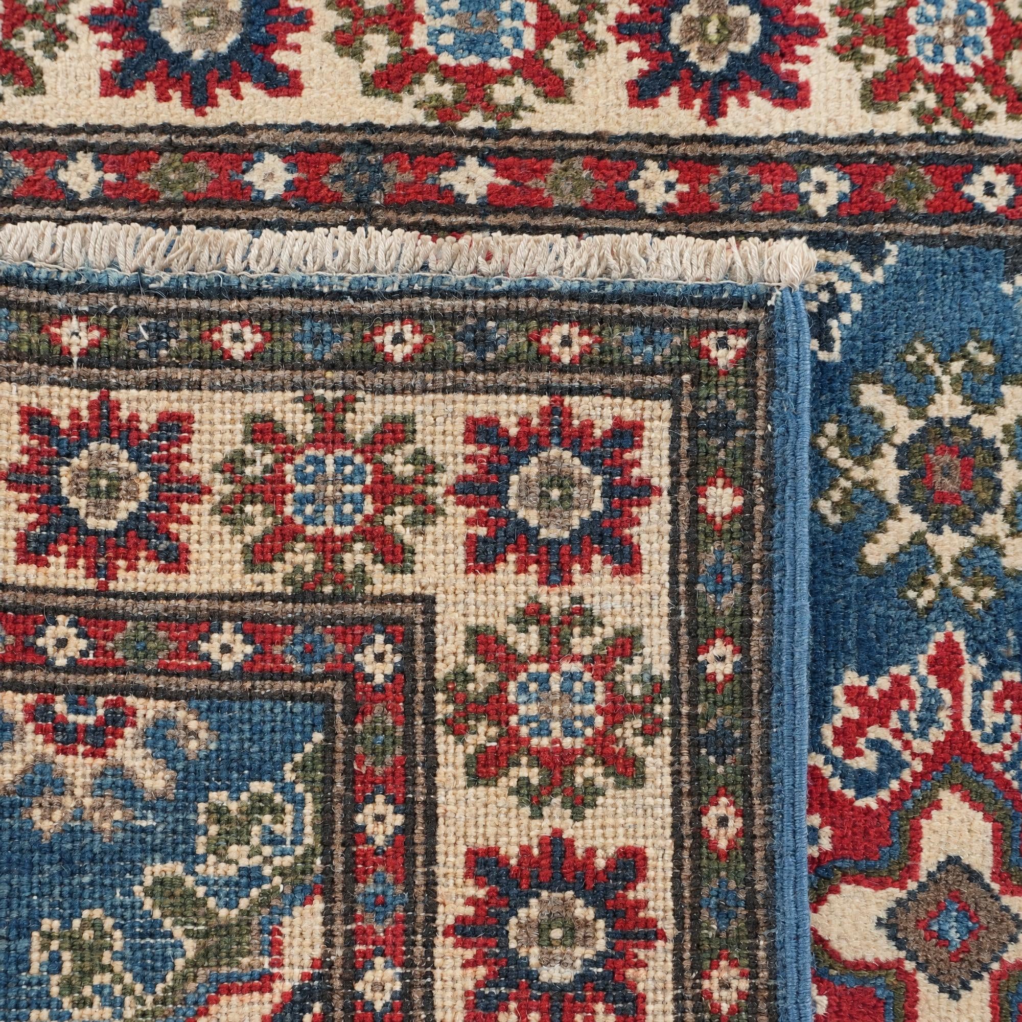 75cm x 130cm Hand Knotted Kazak Rug