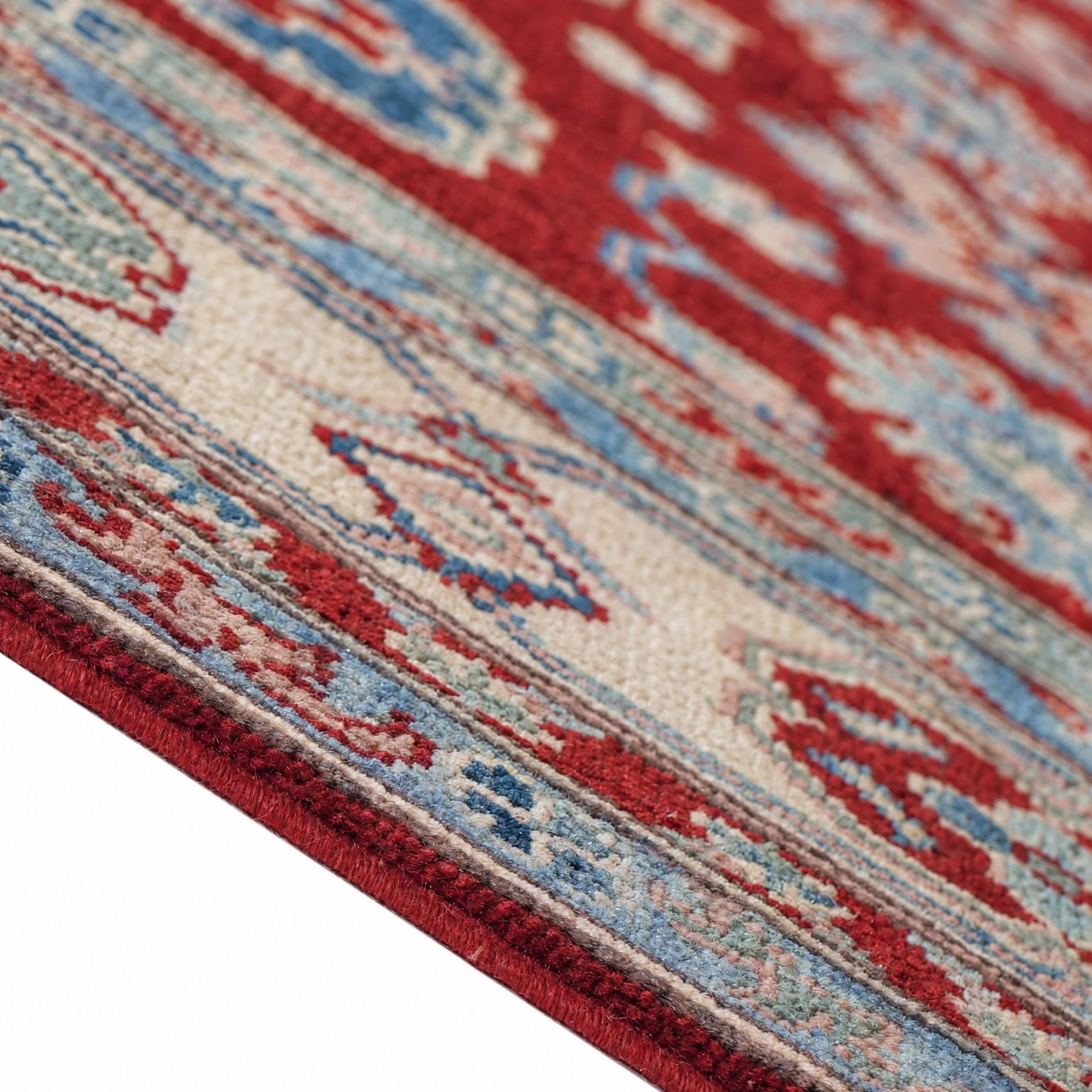150cm x 205cm Hand Knotted Kazak Rug