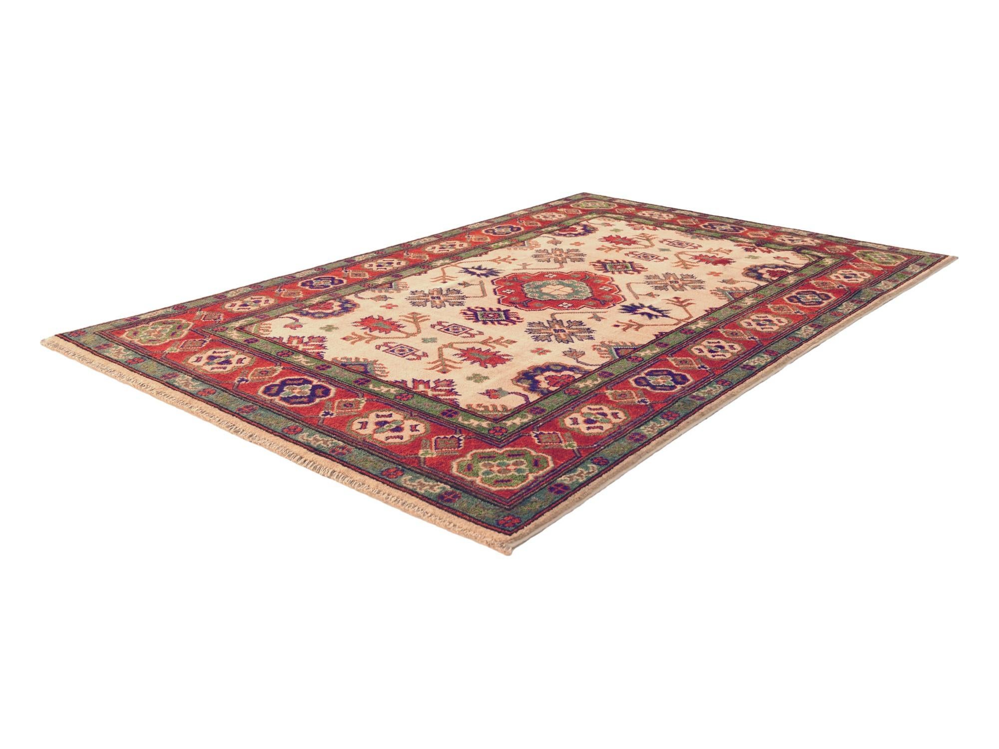3' 10 x 5' 11 Hand Knotted Kazak Rug