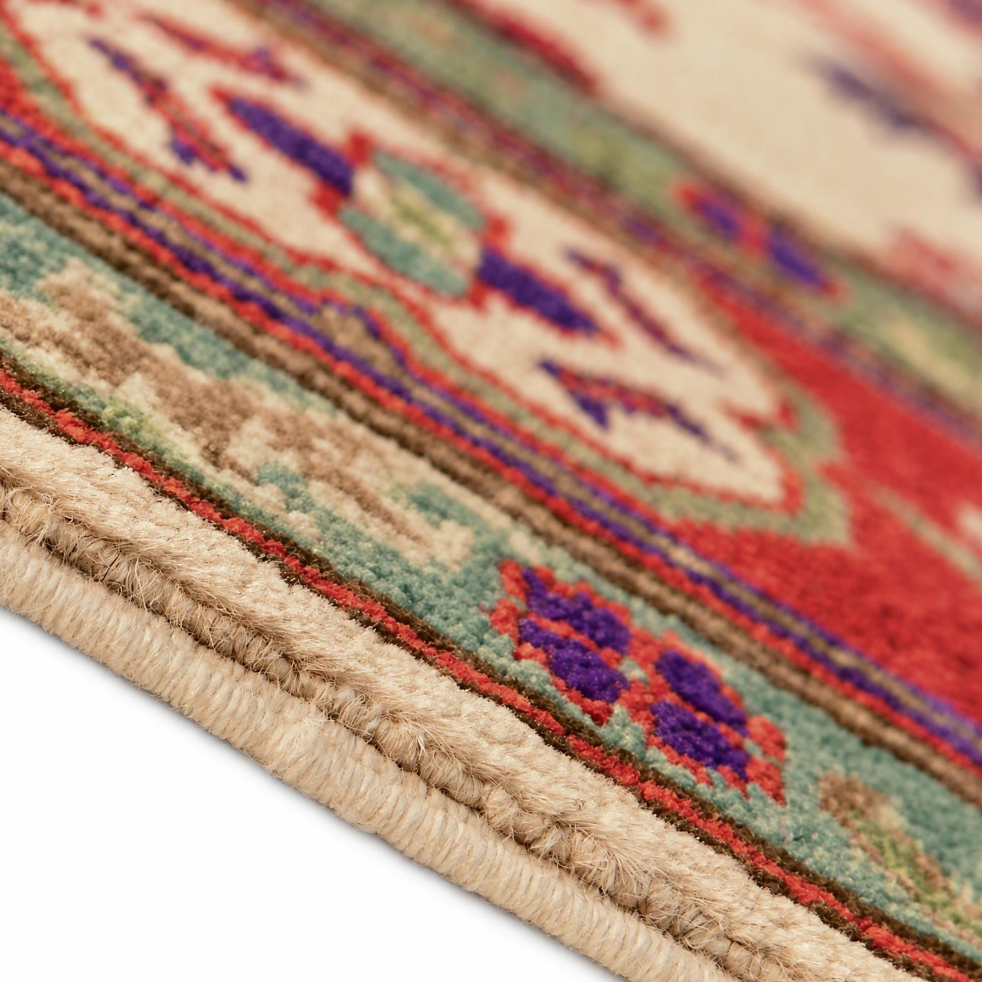 115cm x 180cm Hand Knotted Kazak Rug