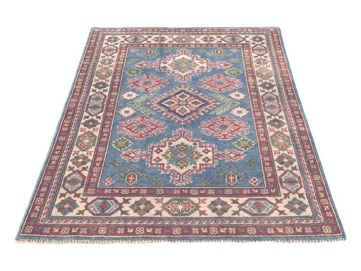 Detail image of 3' 3 x 4' 10 Hand Knotted Kazak Rug