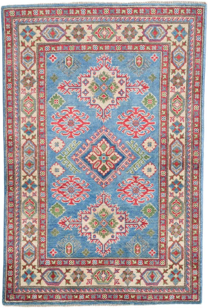 3' 3 x 4' 10 Hand Knotted Kazak Rug