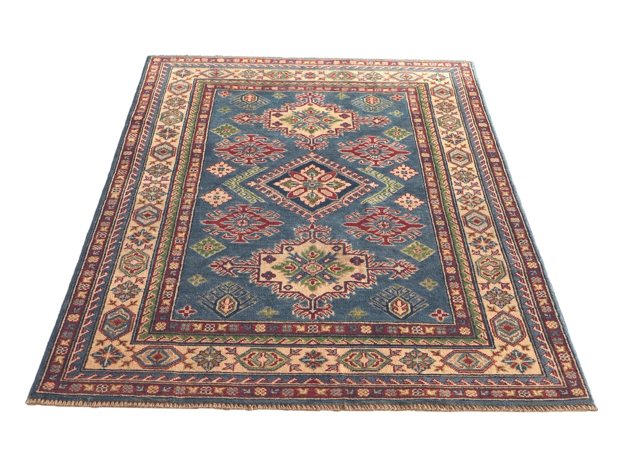 Detail image 5 of 12: 3' 10 x 6' Hand Knotted Kazak Rug