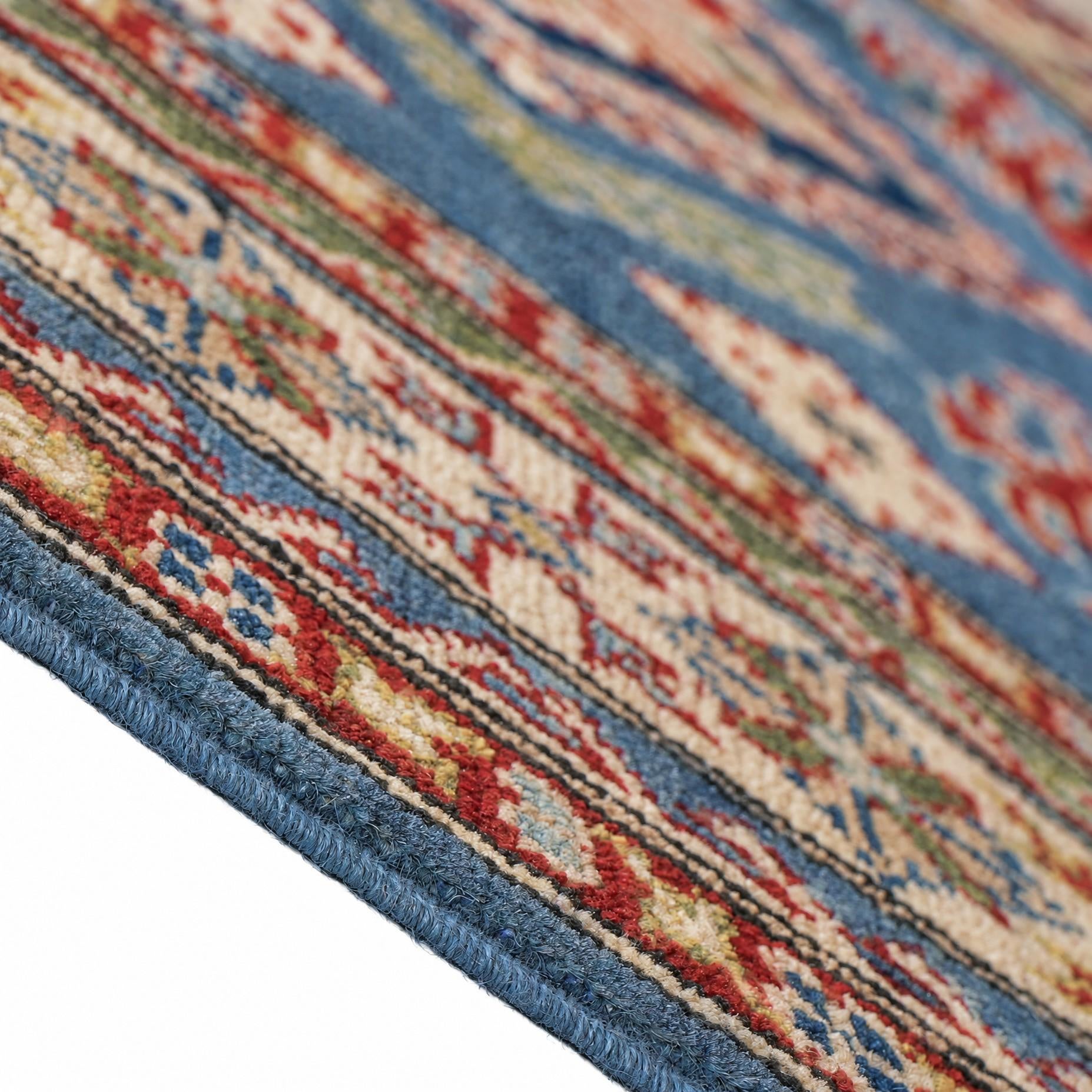 Detail image 8 of 12: 3' 10 x 6' Hand Knotted Kazak Rug