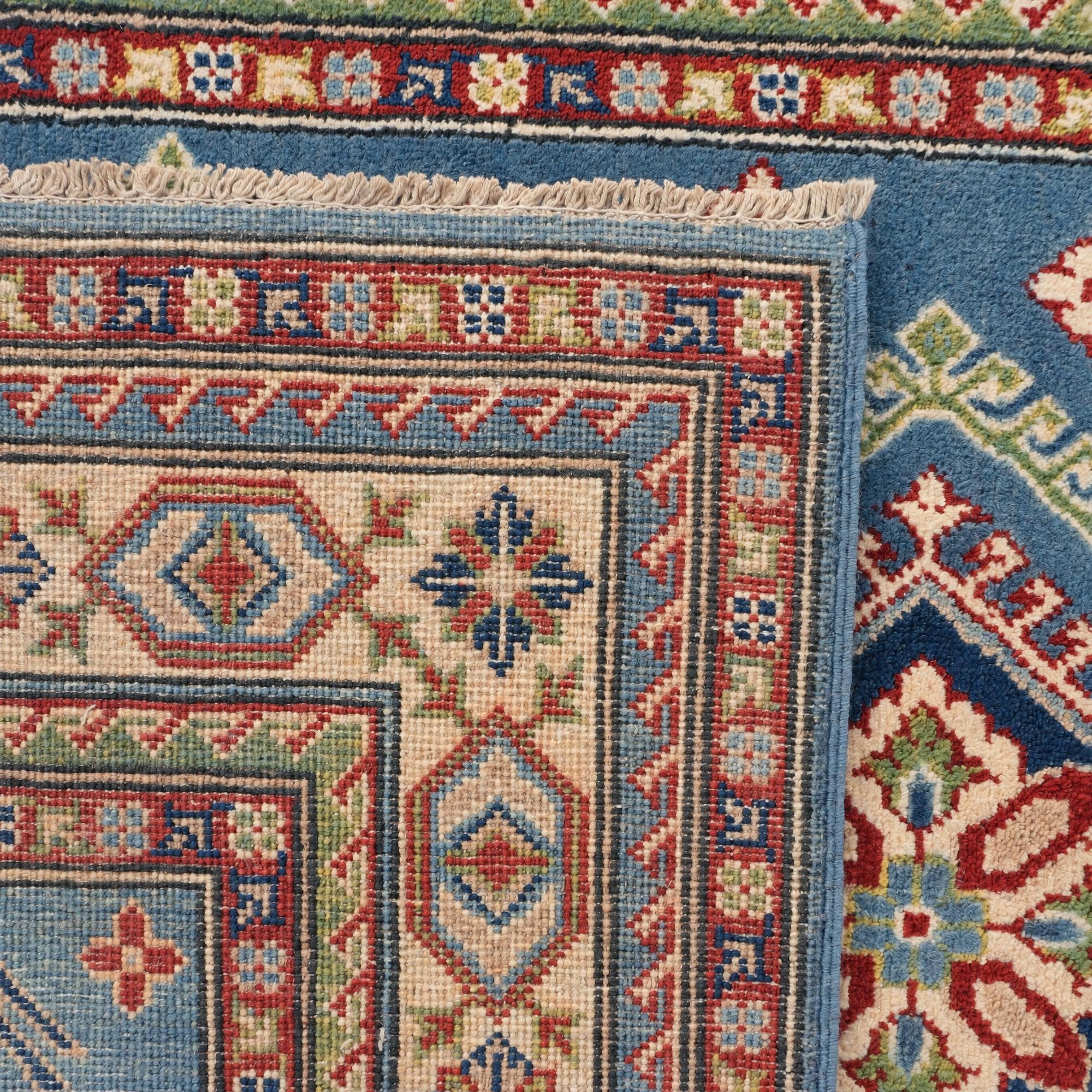 Detail image 12 of 12: 3' 10 x 6' Hand Knotted Kazak Rug