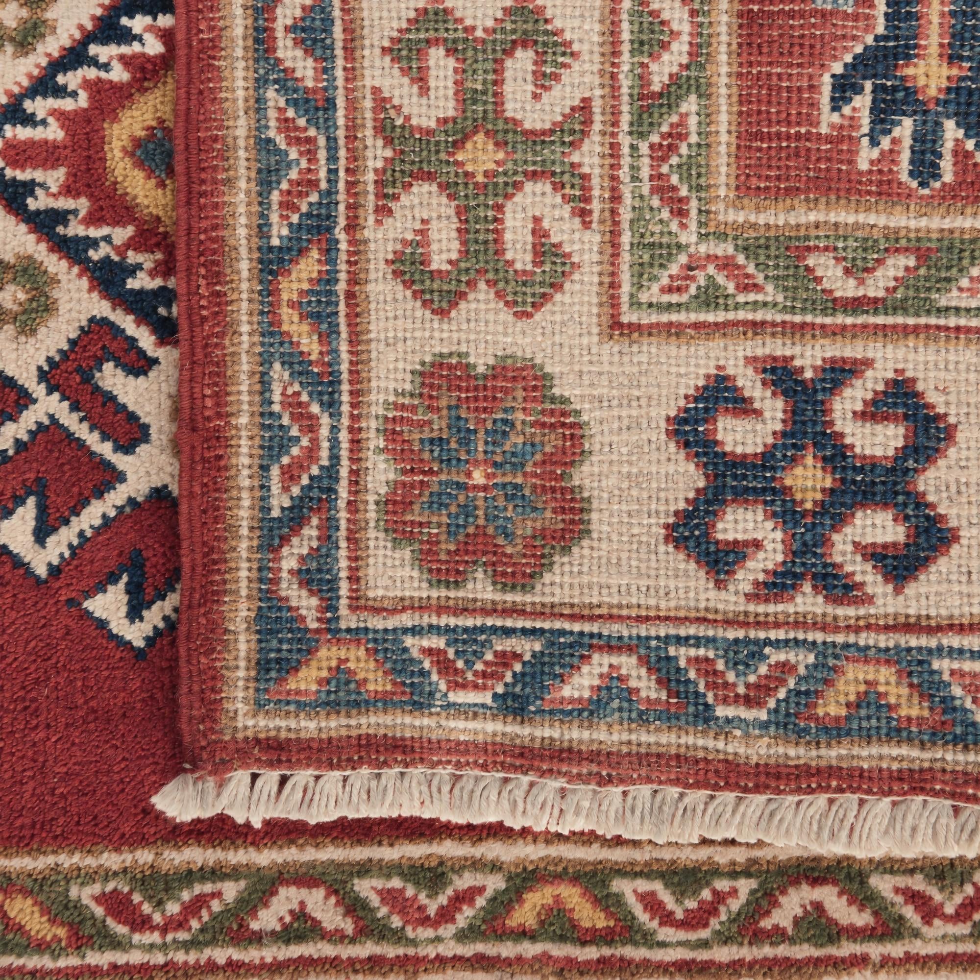 85cm x 130cm Handgeknüpft Kazak Teppich