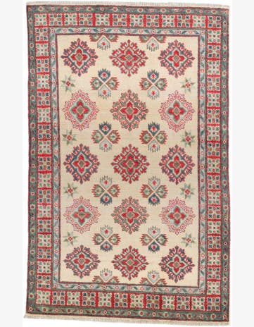 3' 3 x 5' Hand Knotted Kazak Rug