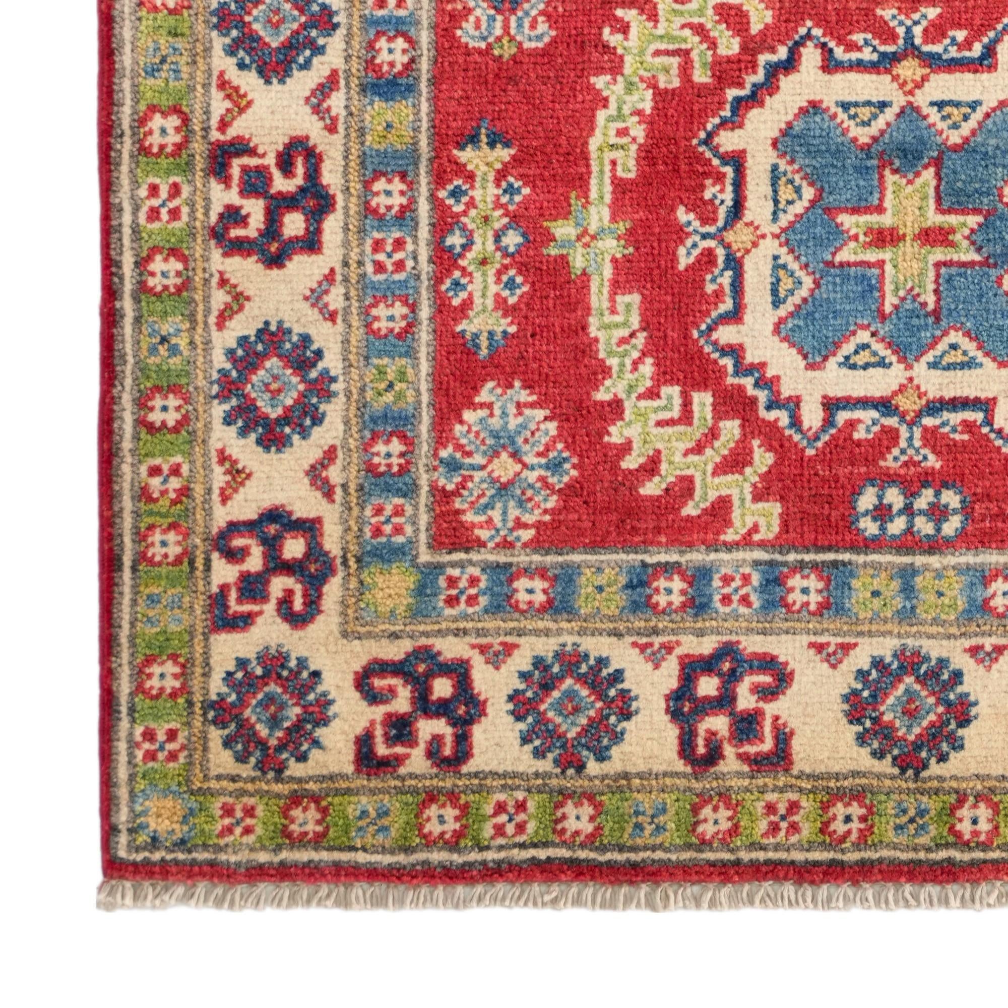 2' 8 x 4' 3 Hand Knotted Kazak Rug