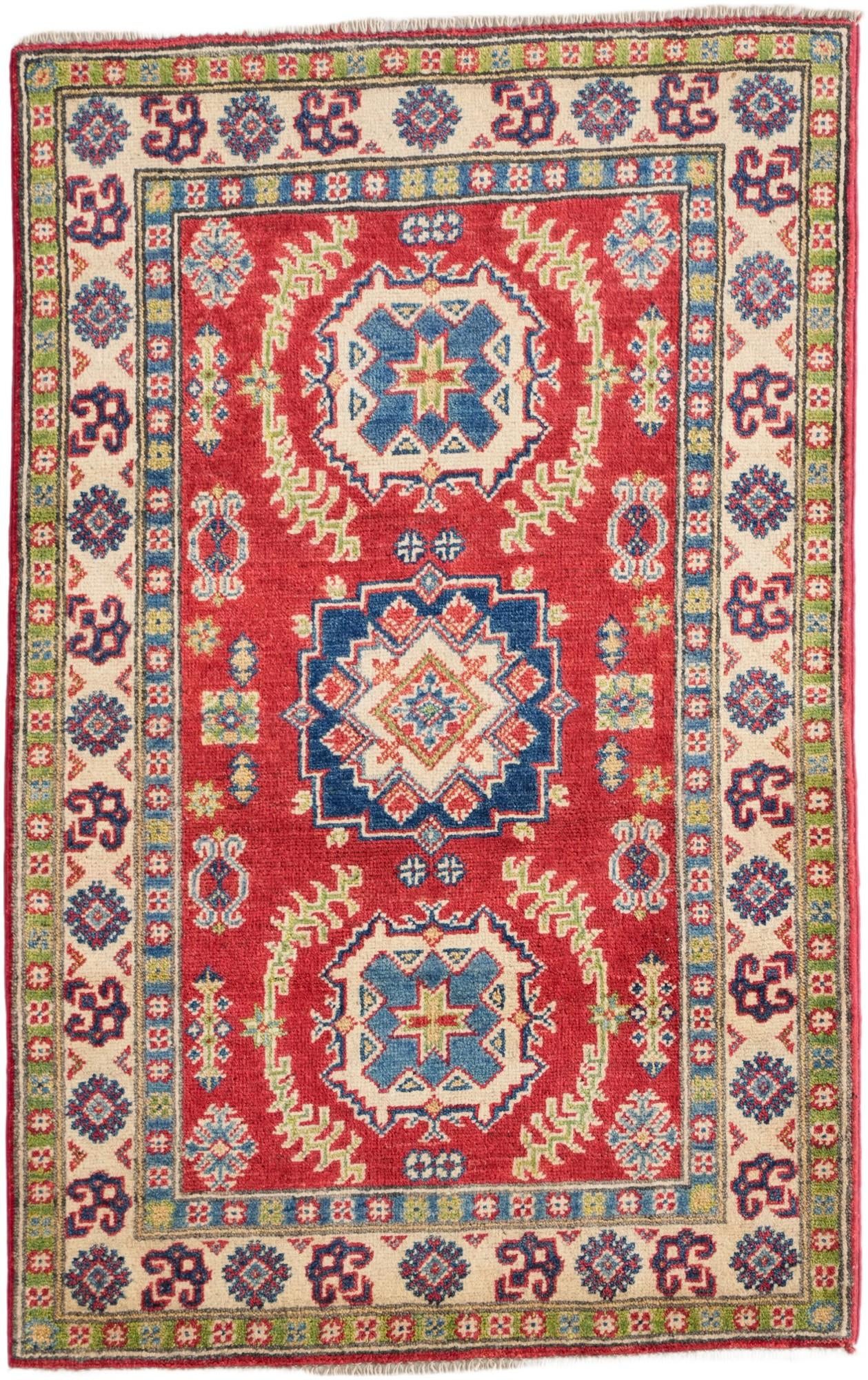 2' 8 x 4' 3 Hand Knotted Kazak Rug
