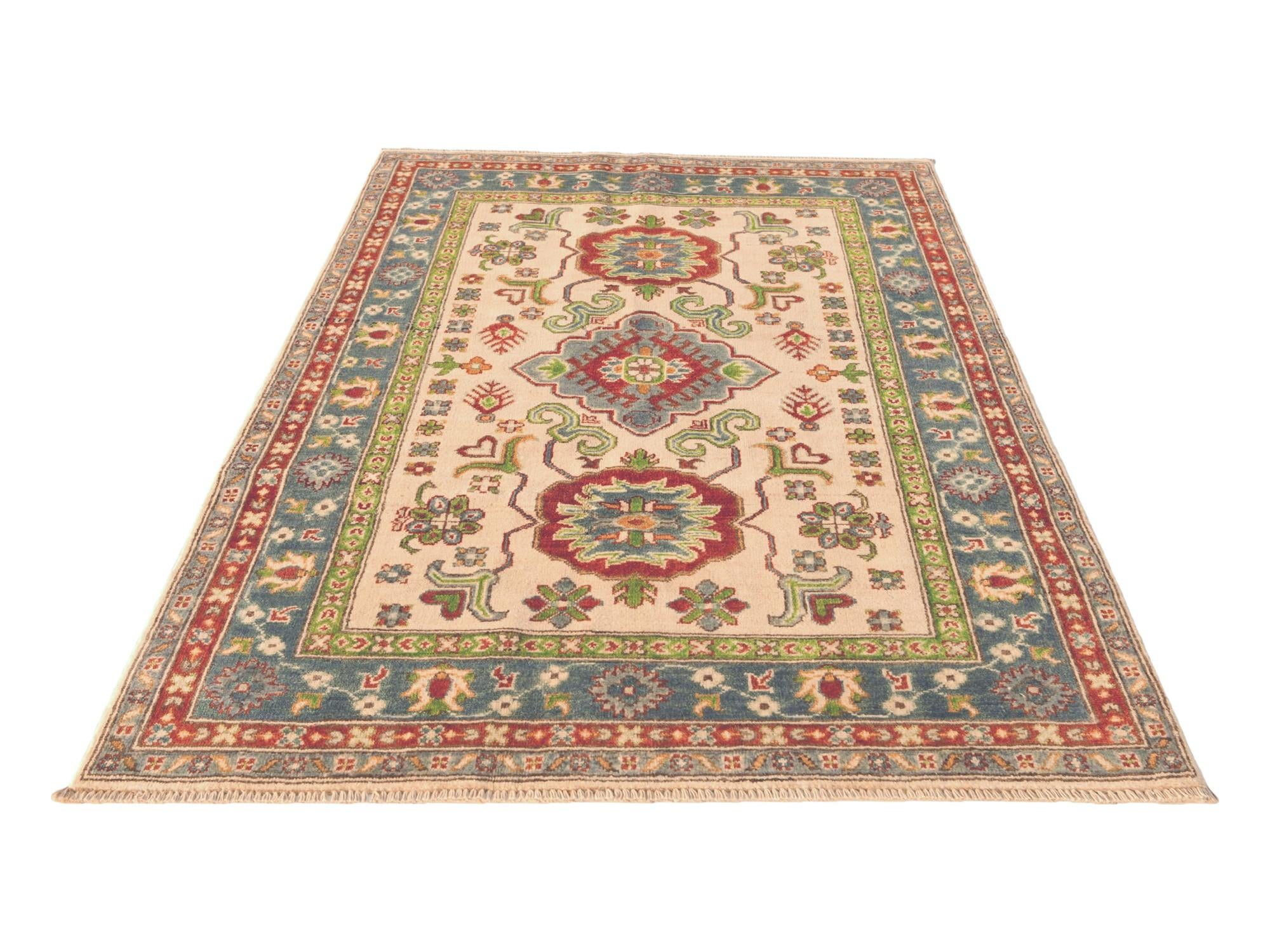 3' 11 x 5' 10 Hand Knotted Kazak Rug