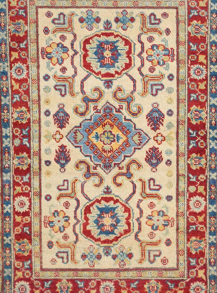 2' 8 x 4' Hand Knotted Kazak Rug