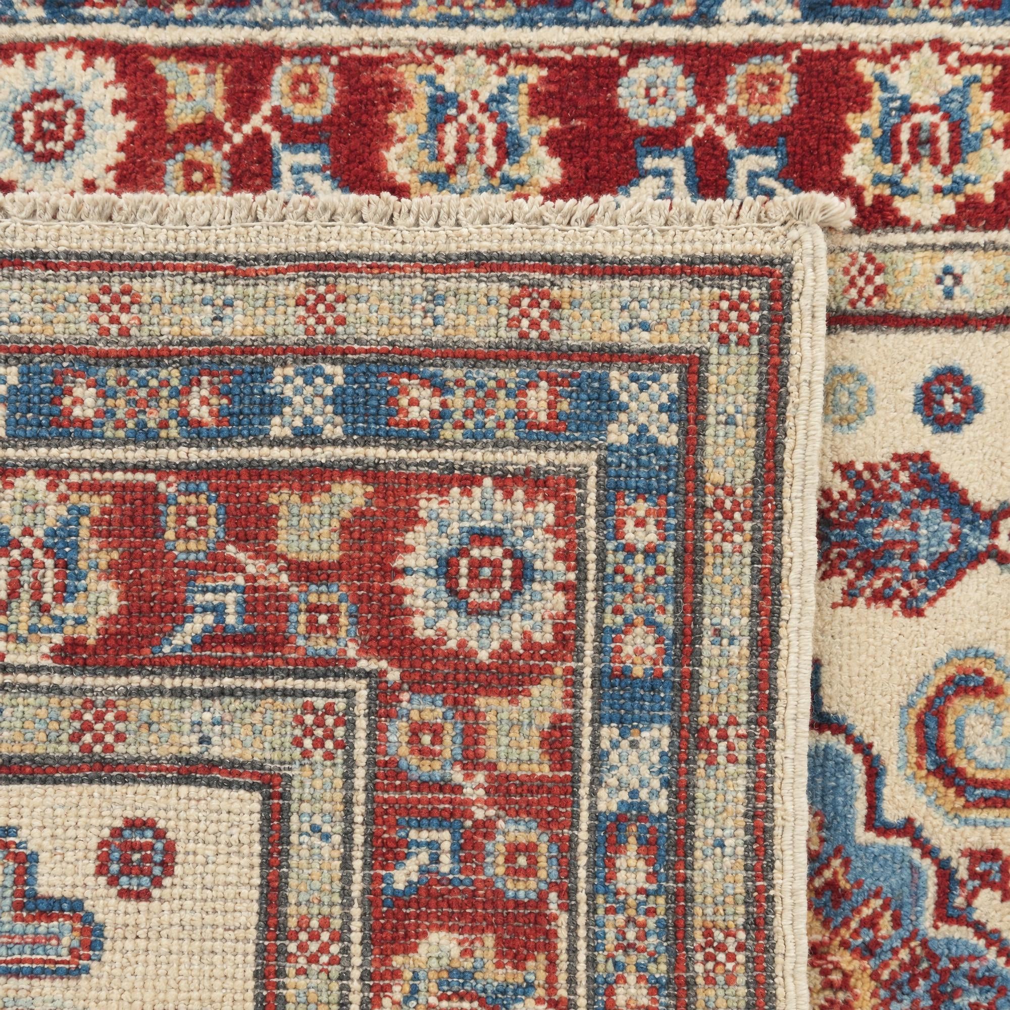 80cm x 120cm Handgeknüpft Kazak Teppich
