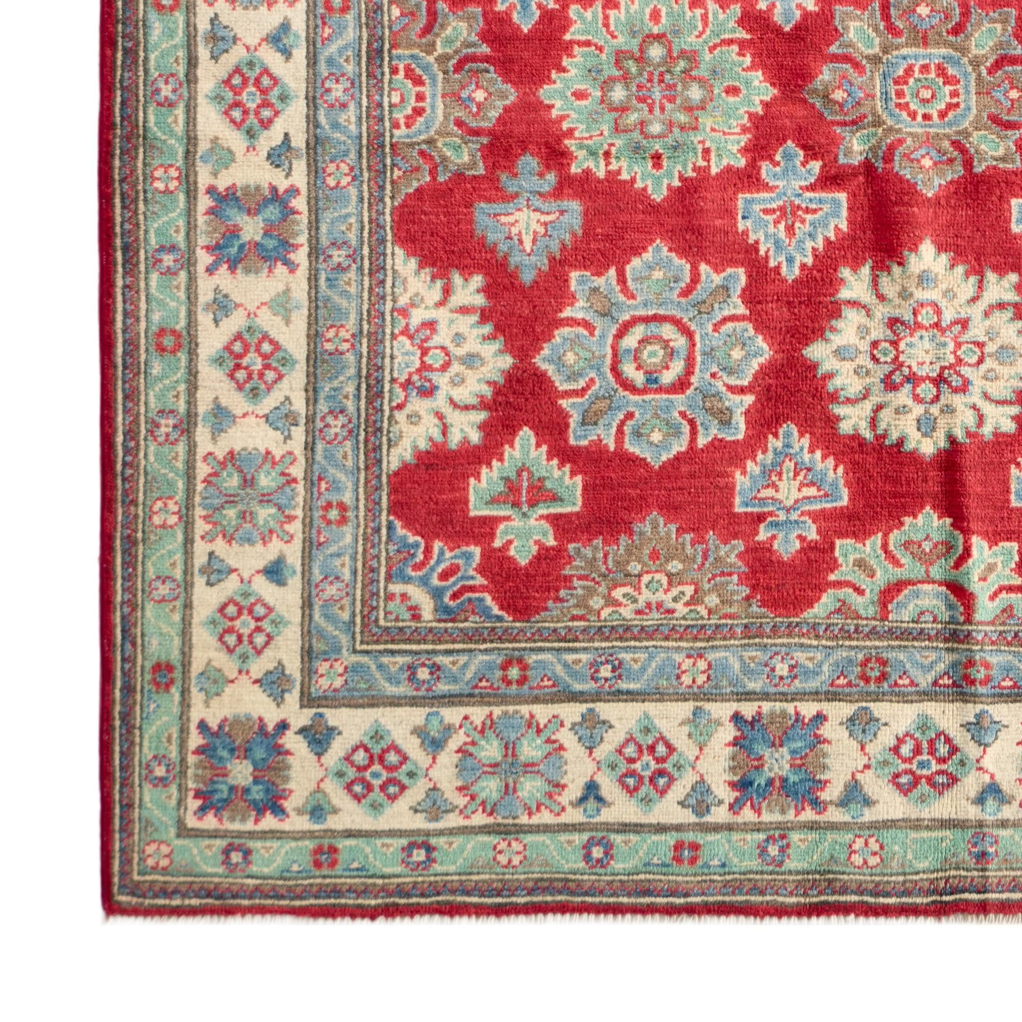 160cm x 210cm Hand Knotted Kazak Rug