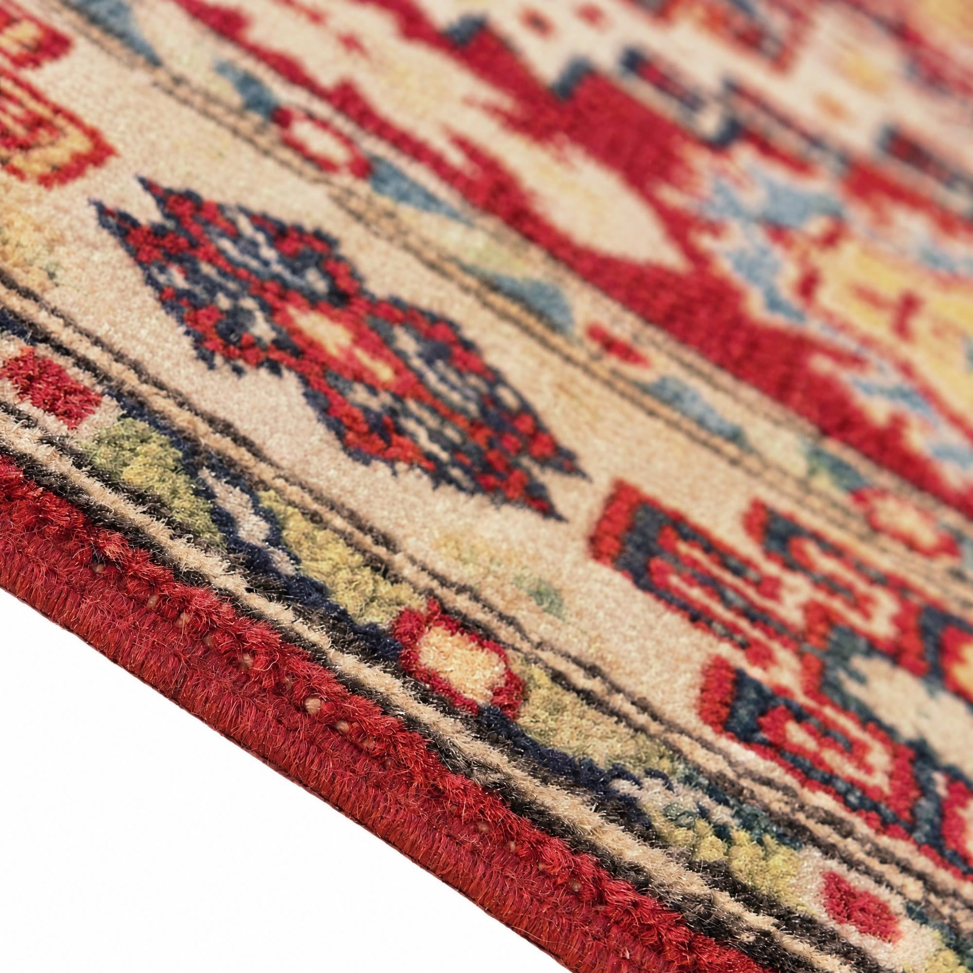 80cm x 125cm anudado a mano Kazak Alfombra