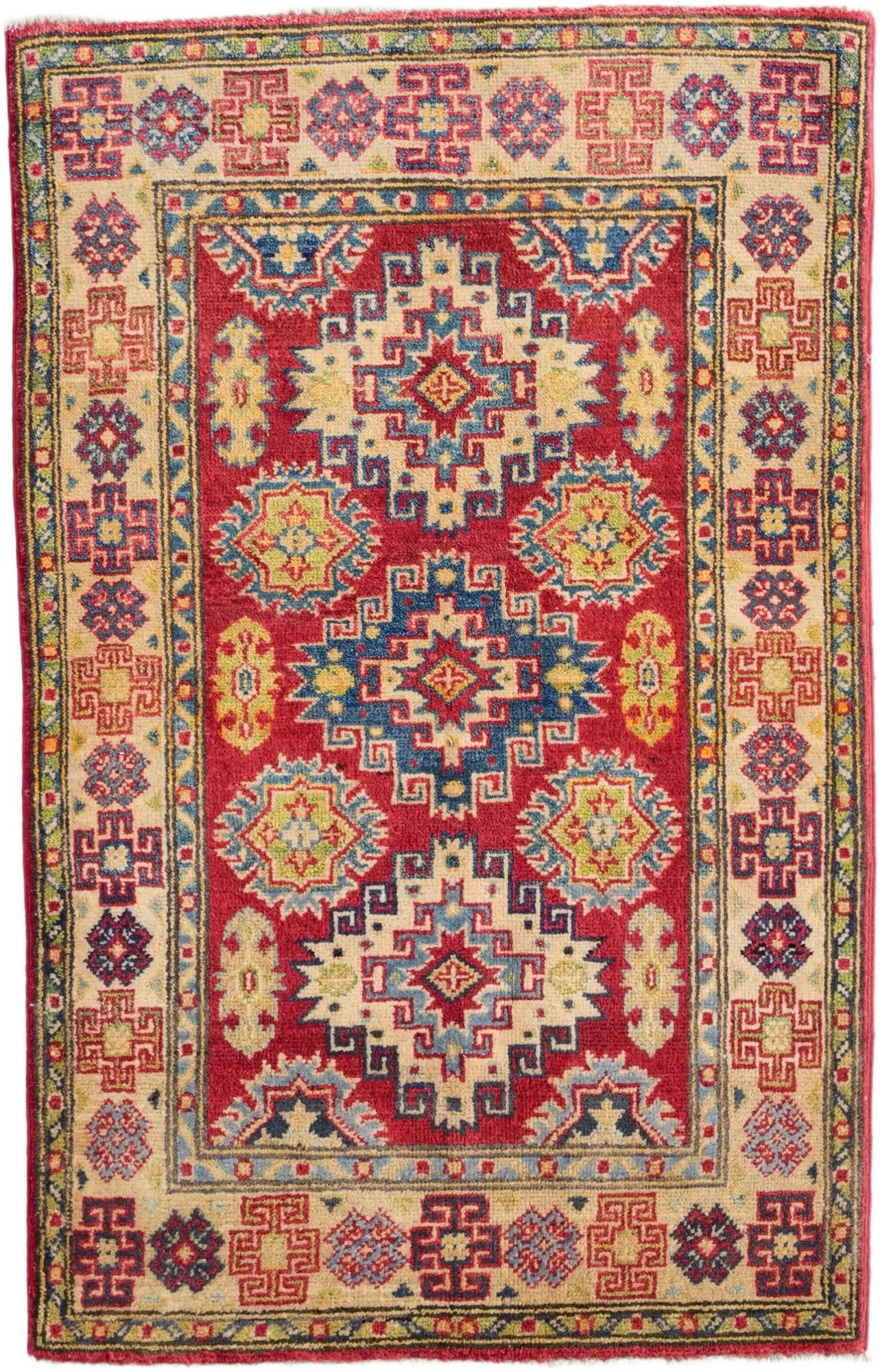 2' 7 x 4' 1 Hand Knotted Kazak Rug