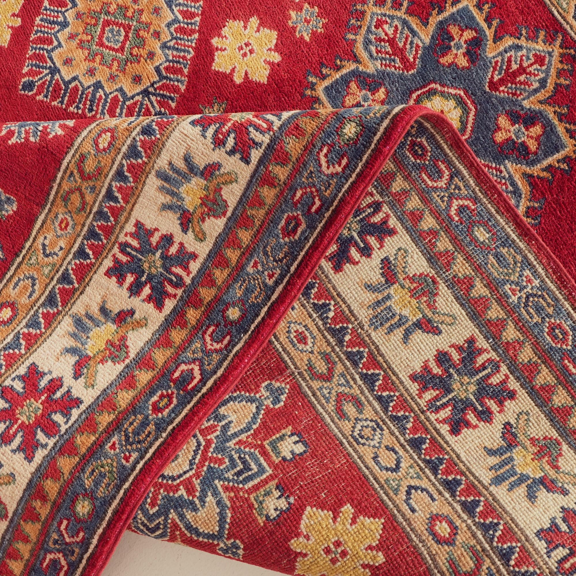 Detail image 9 of 12: 5' 1 x 6' 11 Hand Knotted Kazak Rug