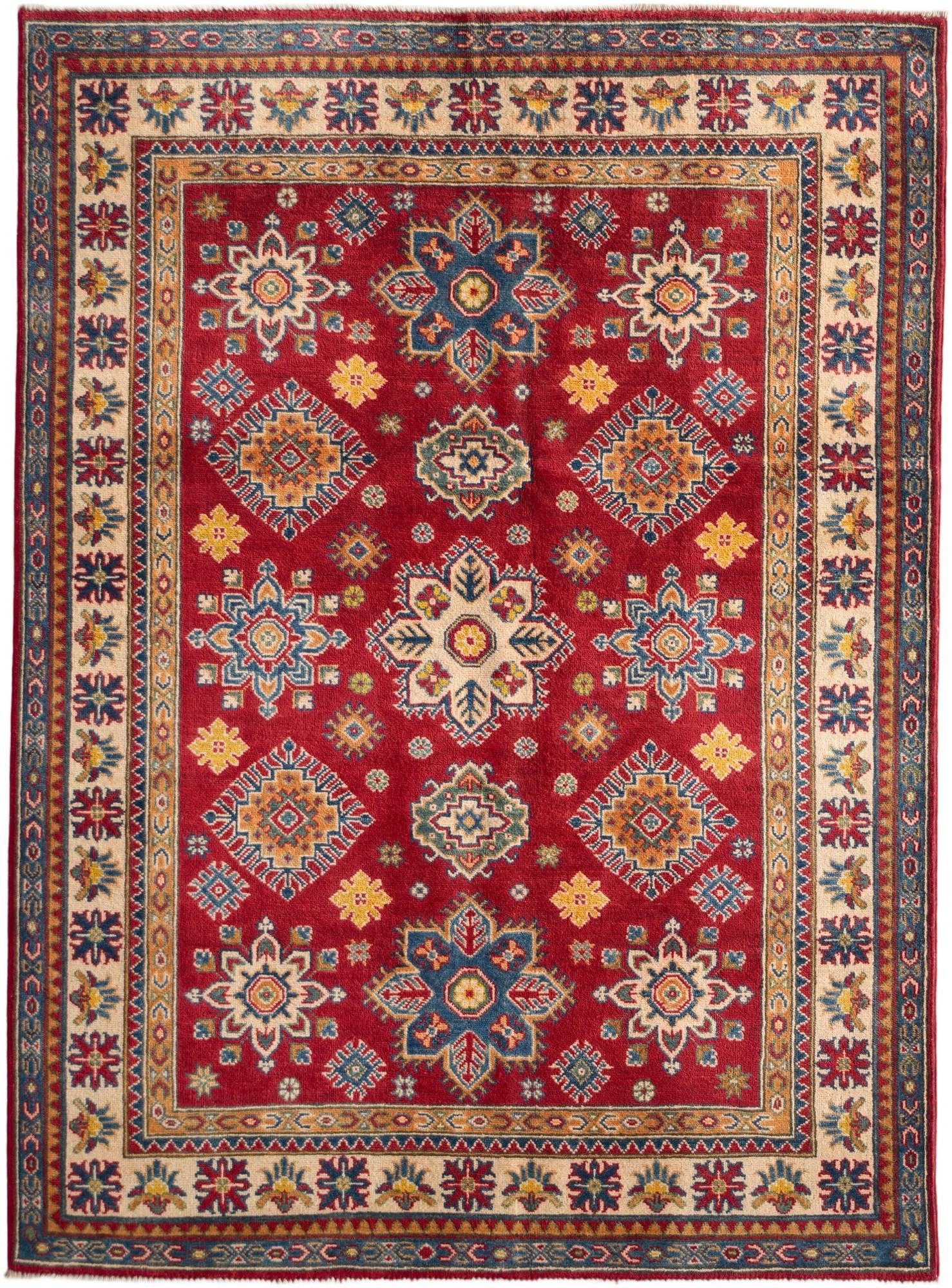 Detail image 2 of 12: 5' 1 x 6' 11 Hand Knotted Kazak Rug