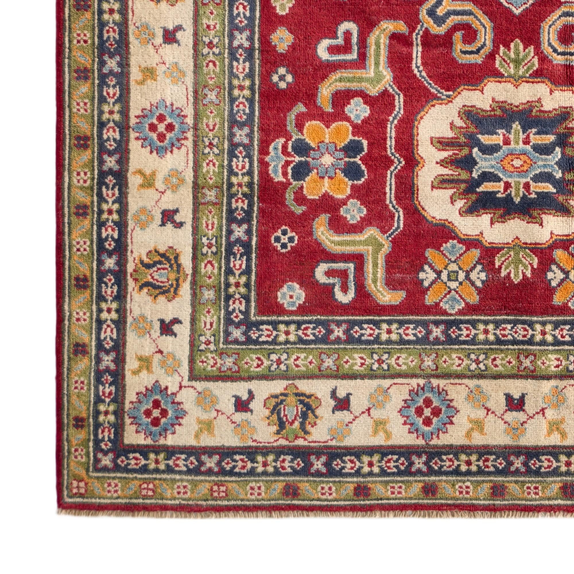 Detail image 7 of 12: 5' 1 x 6' 9 Hand Knotted Kazak Rug