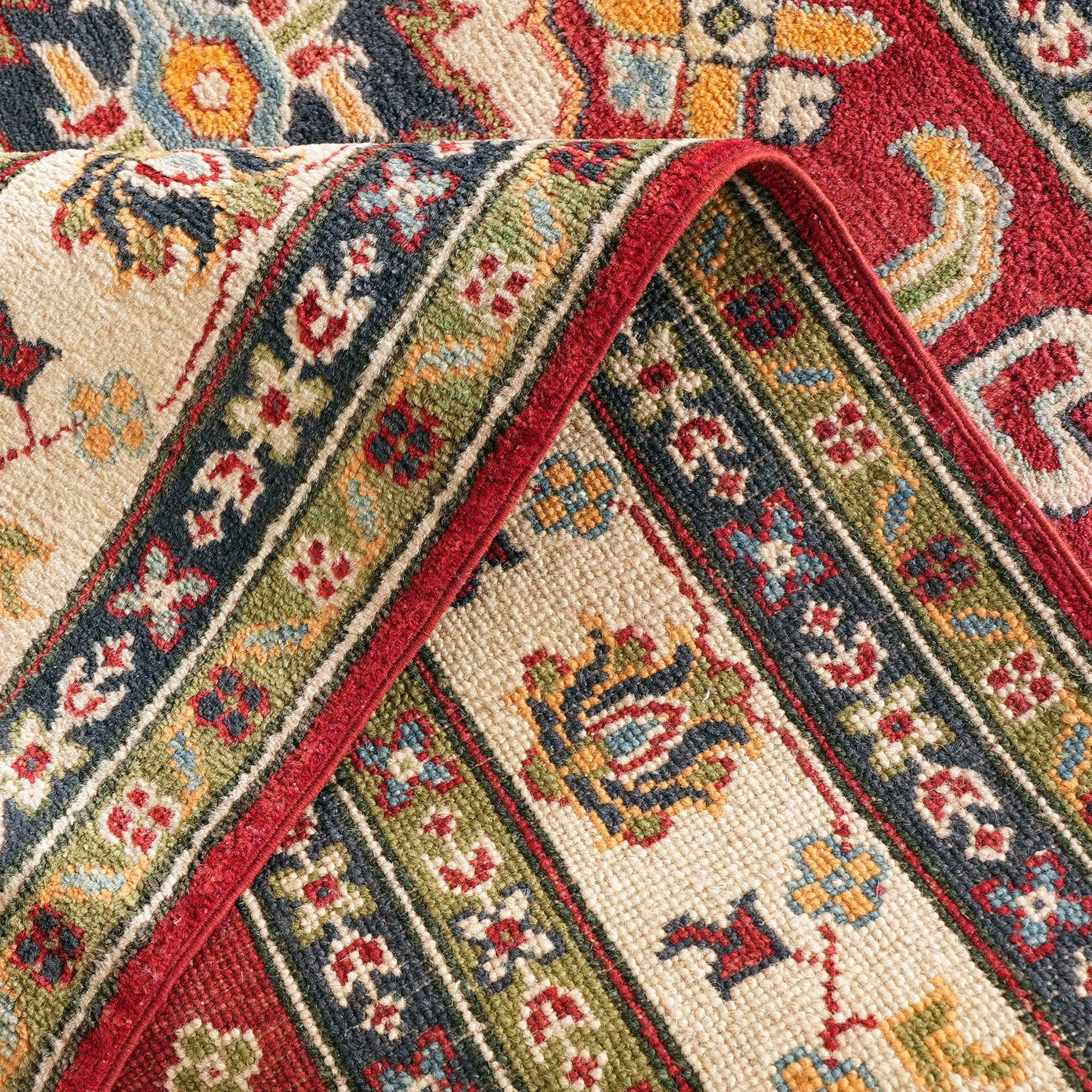 Detail image 9 of 12: 5' 1 x 6' 9 Hand Knotted Kazak Rug