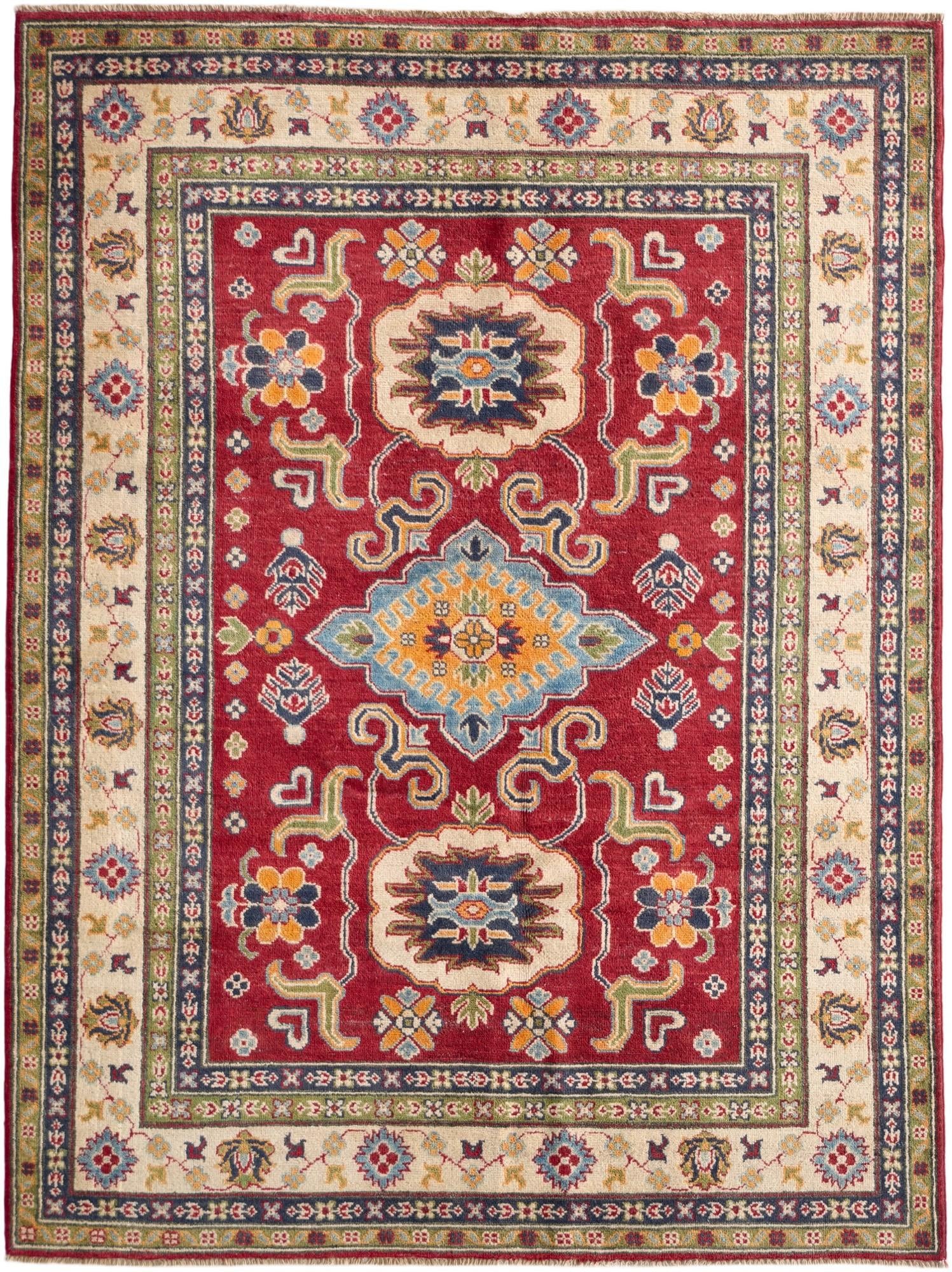 Detail image 2 of 12: 5' 1 x 6' 9 Hand Knotted Kazak Rug