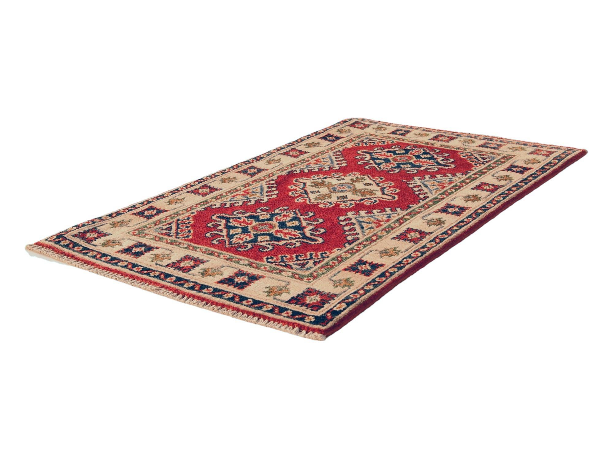 60cm x 100cm Hand Knotted Kazak Rug