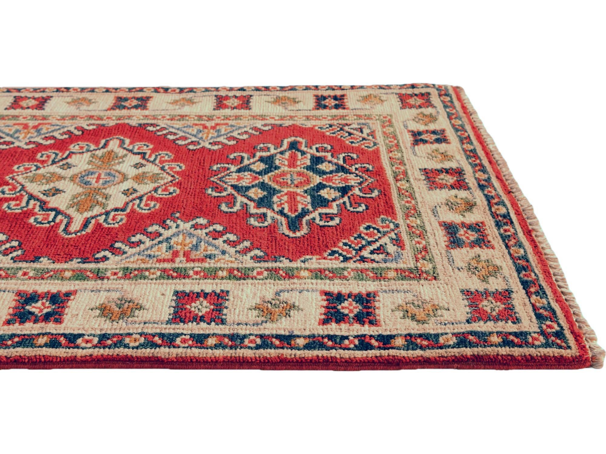 2' x 3' 3 Hand Knotted Kazak Rug