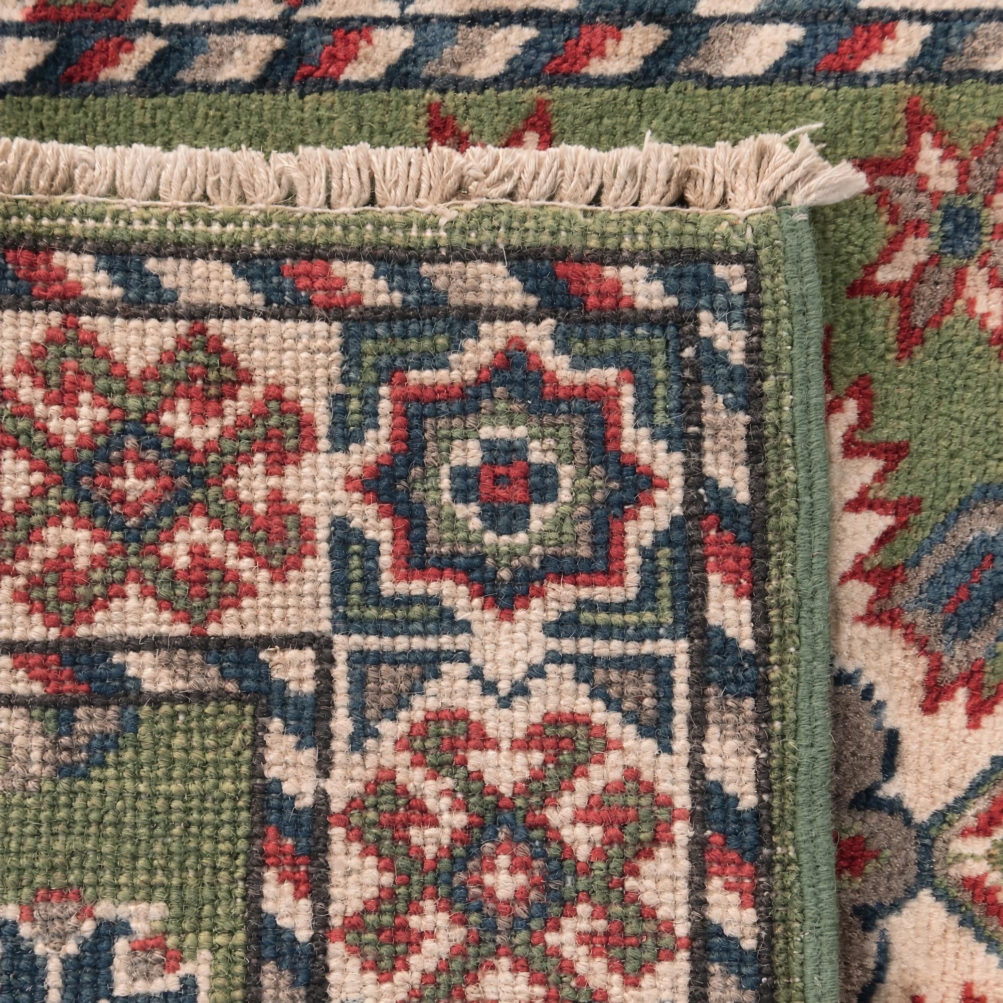 2' 2 x 2' 9 Hand Knotted Kazak Rug