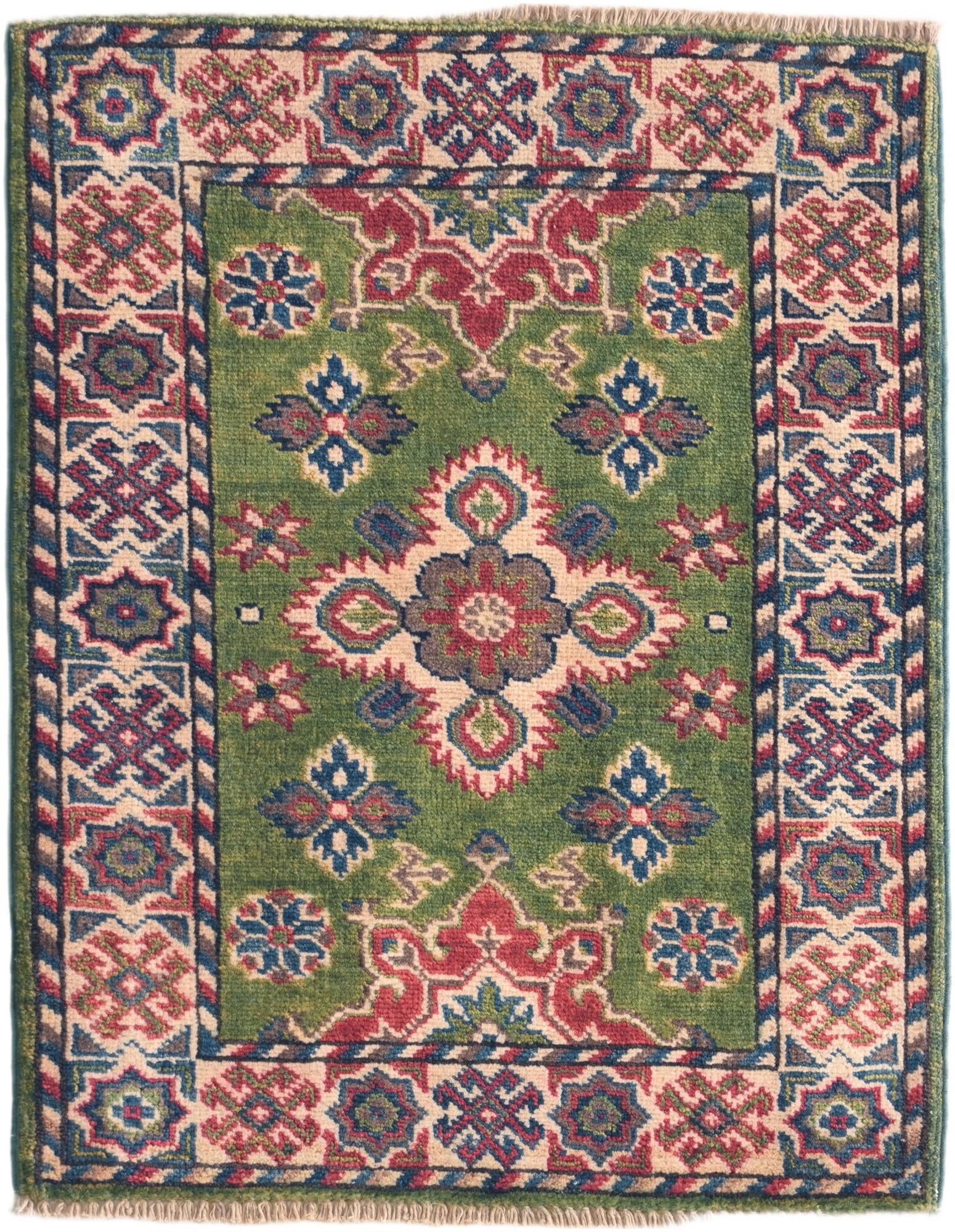 2' 2 x 2' 9 Hand Knotted Kazak Rug
