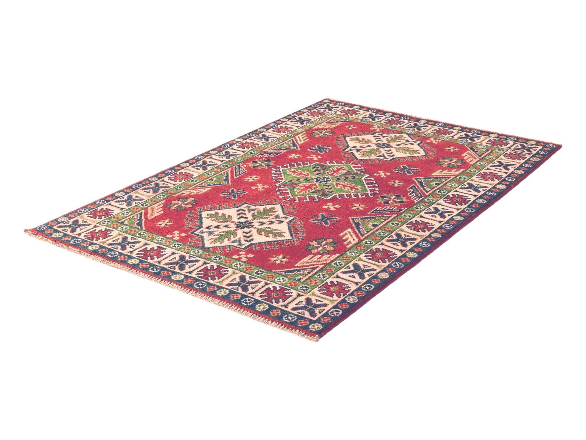 3' 2 x 4' 8 Hand Knotted Kazak Rug