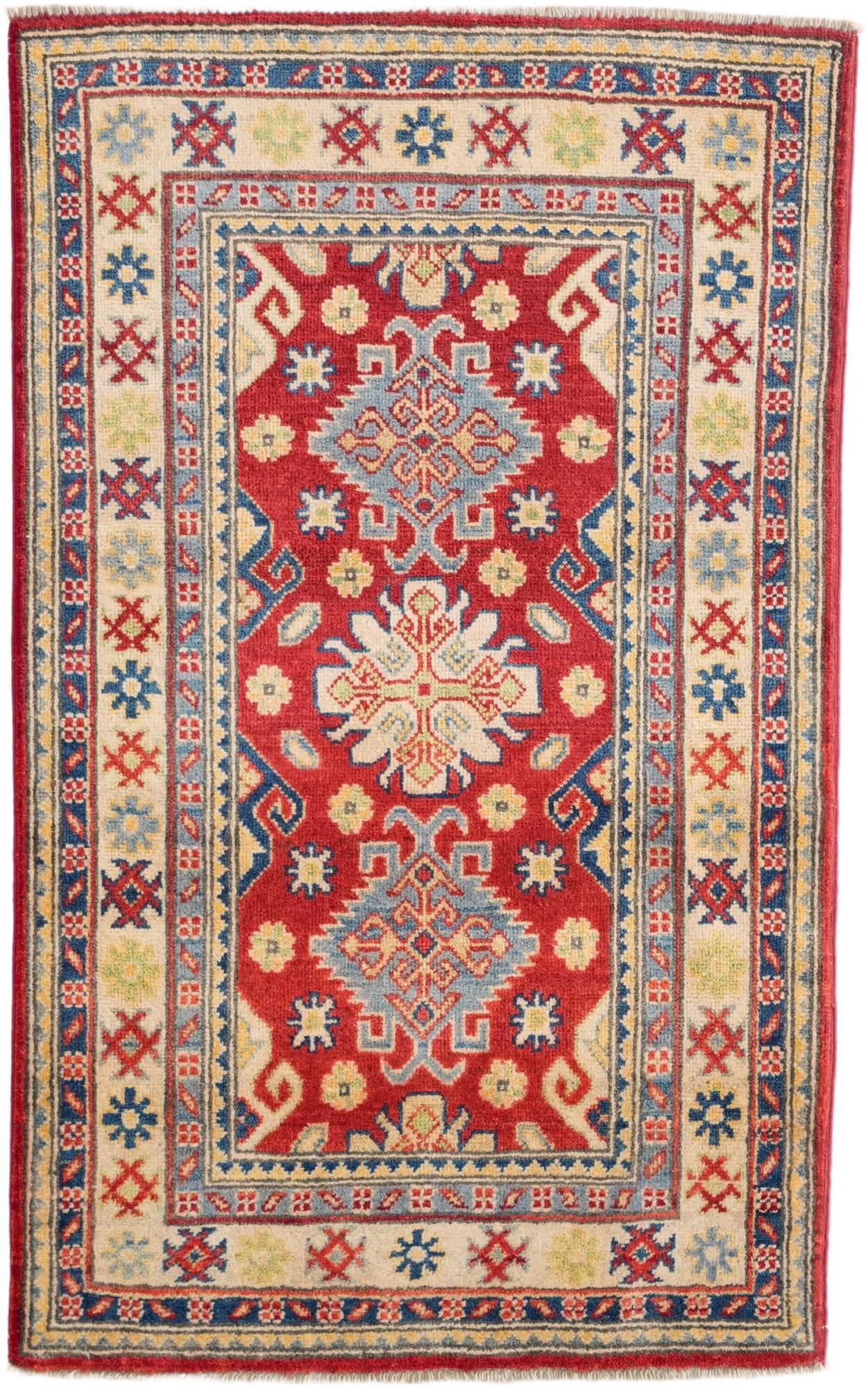 2' 7 x 4' 1 Hand Knotted Kazak Rug