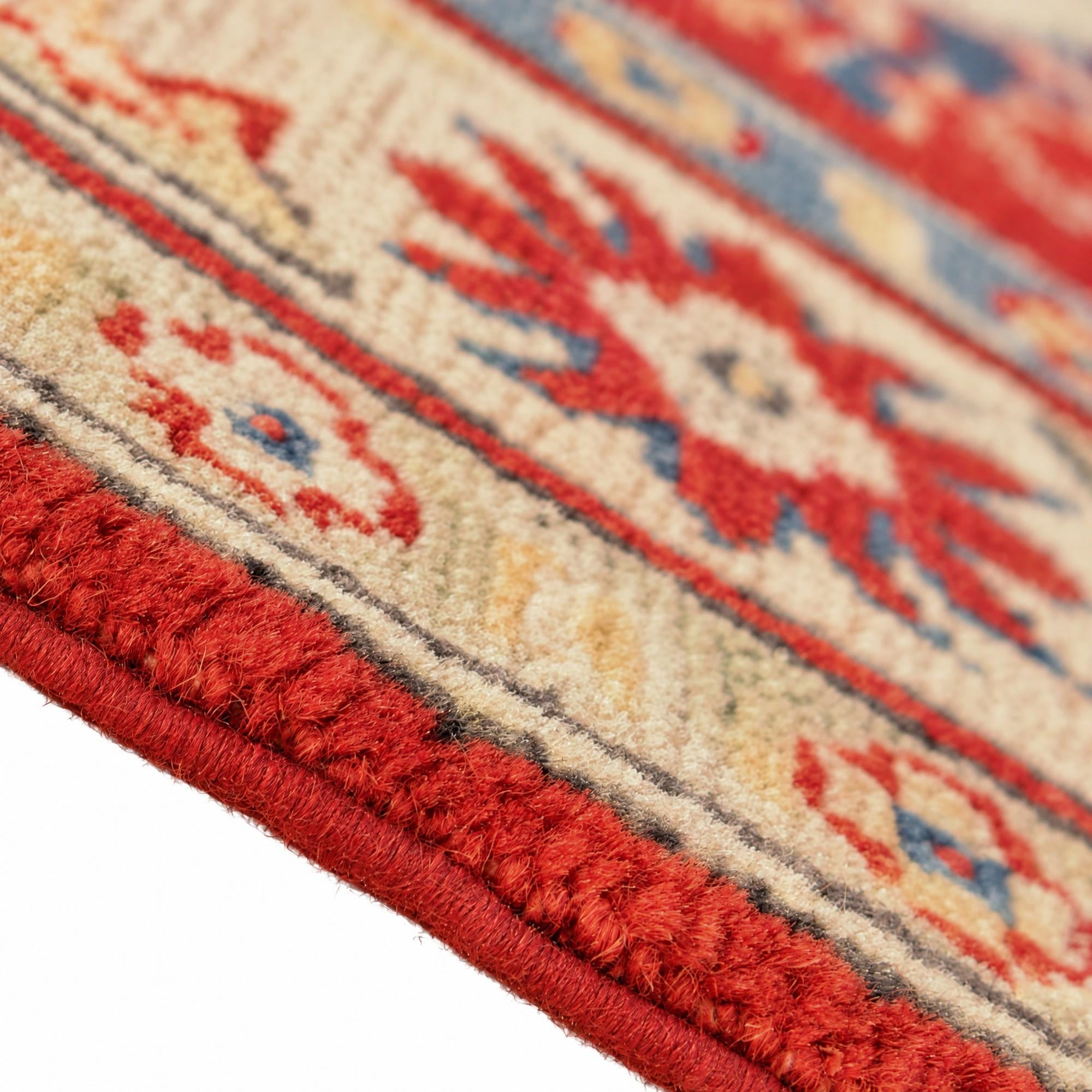 85cm x 125cm Hand Knotted Kazak Rug