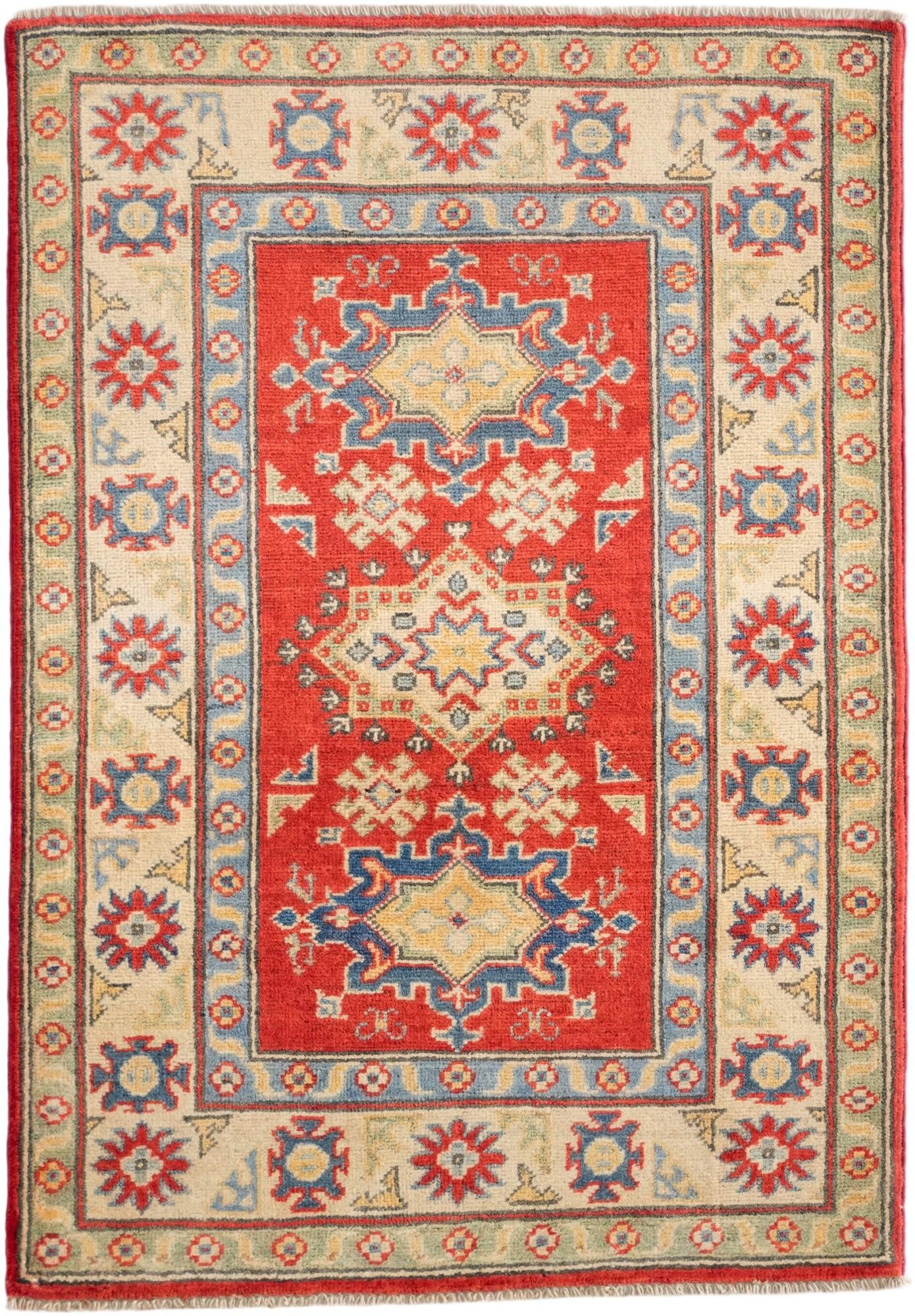 2' 10 x 4' 1 Hand Knotted Kazak Rug
