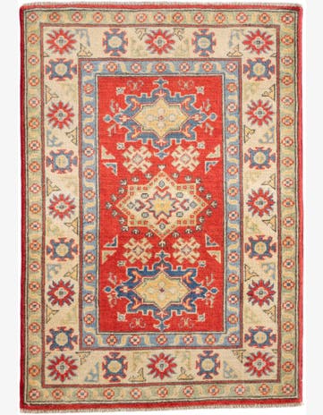 2' 10 x 4' 1 Hand Knotted Kazak Rug