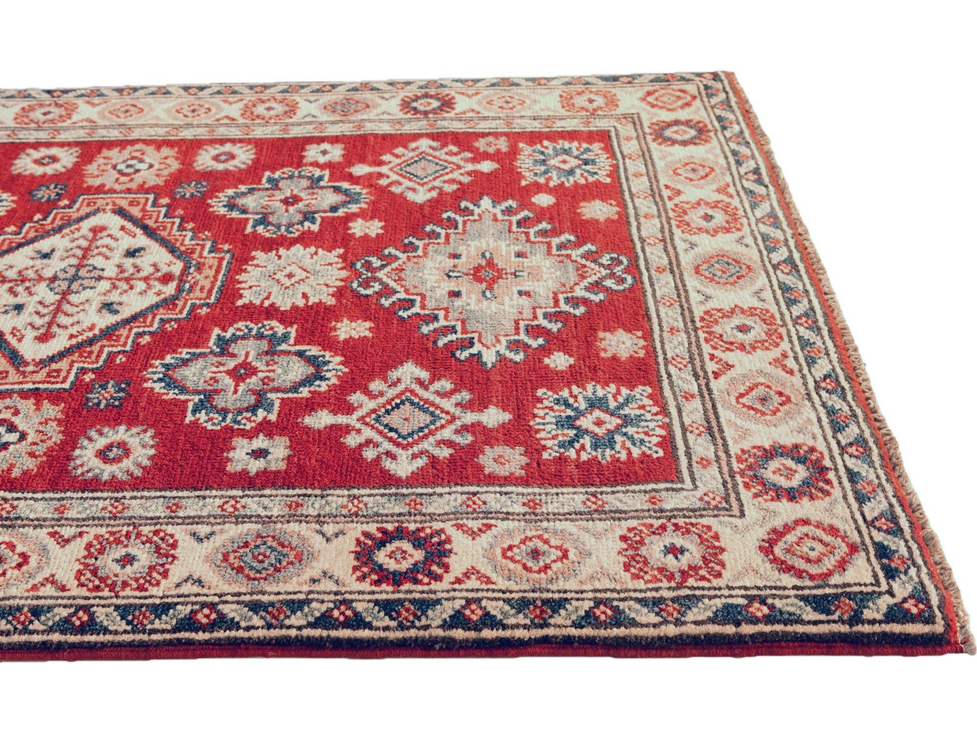 2' 9 x 4' Hand Knotted Kazak Rug