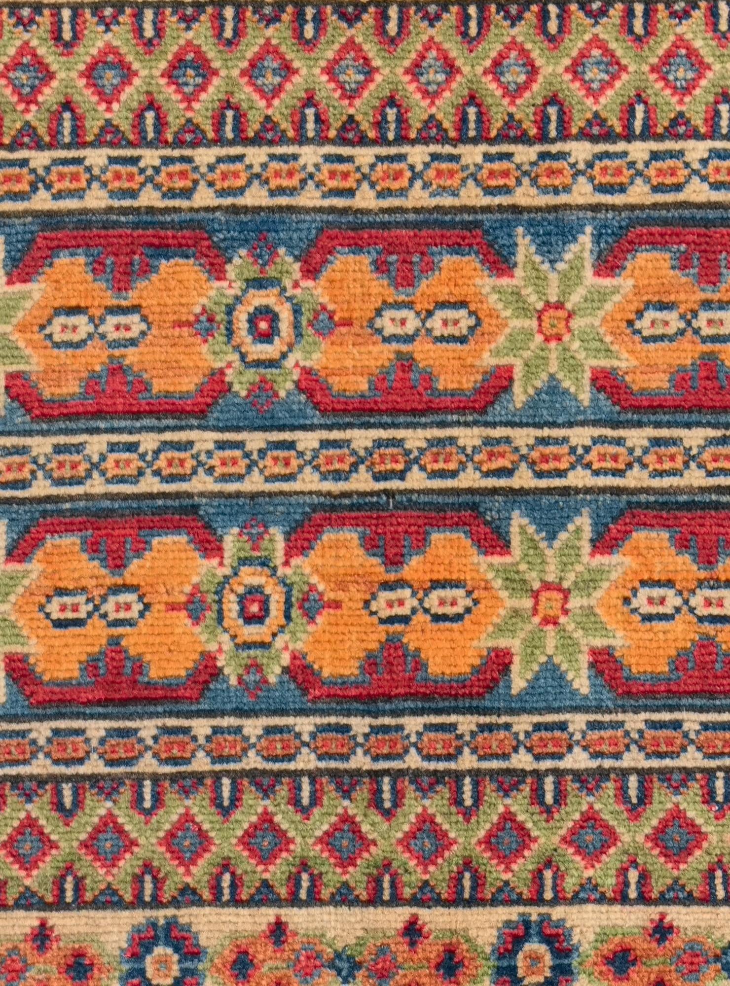2' 9 x 4' Hand Knotted Kazak Rug