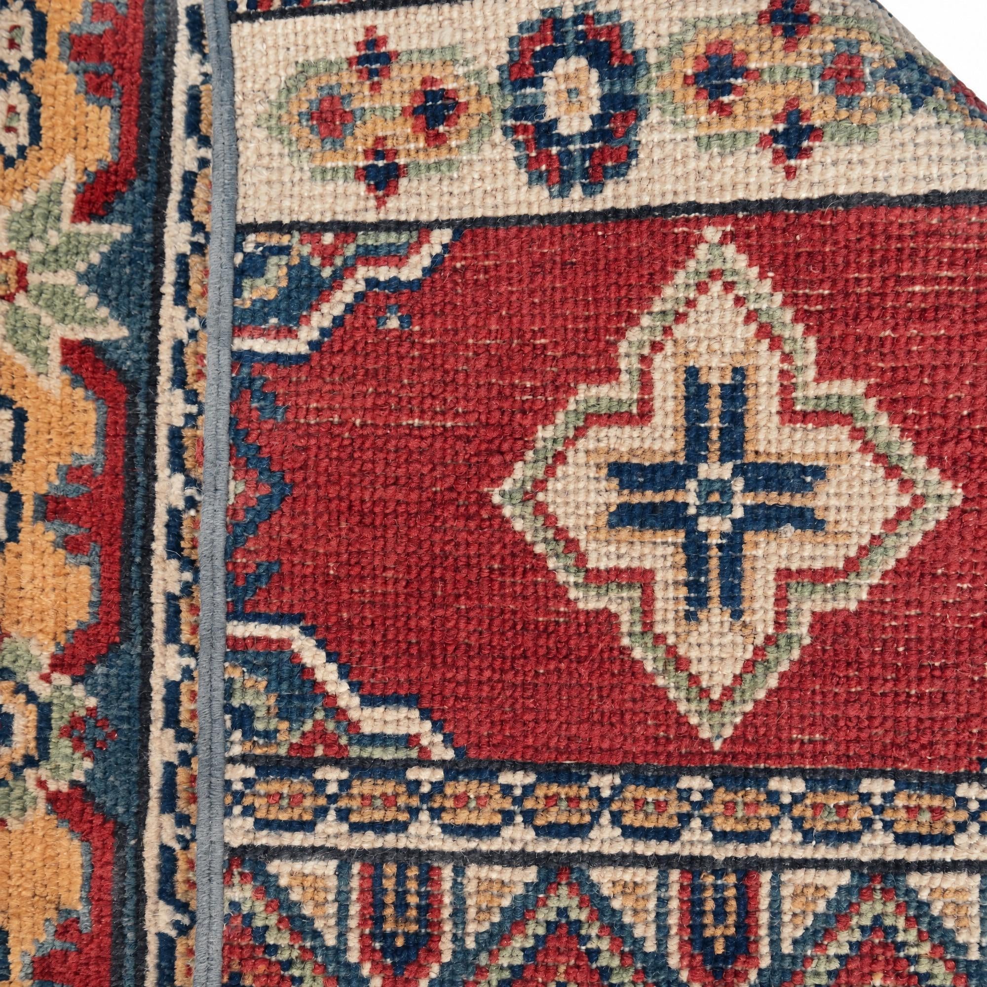 Detail image 12 of 12: 2' 9 x 4' Hand Knotted Kazak Rug
