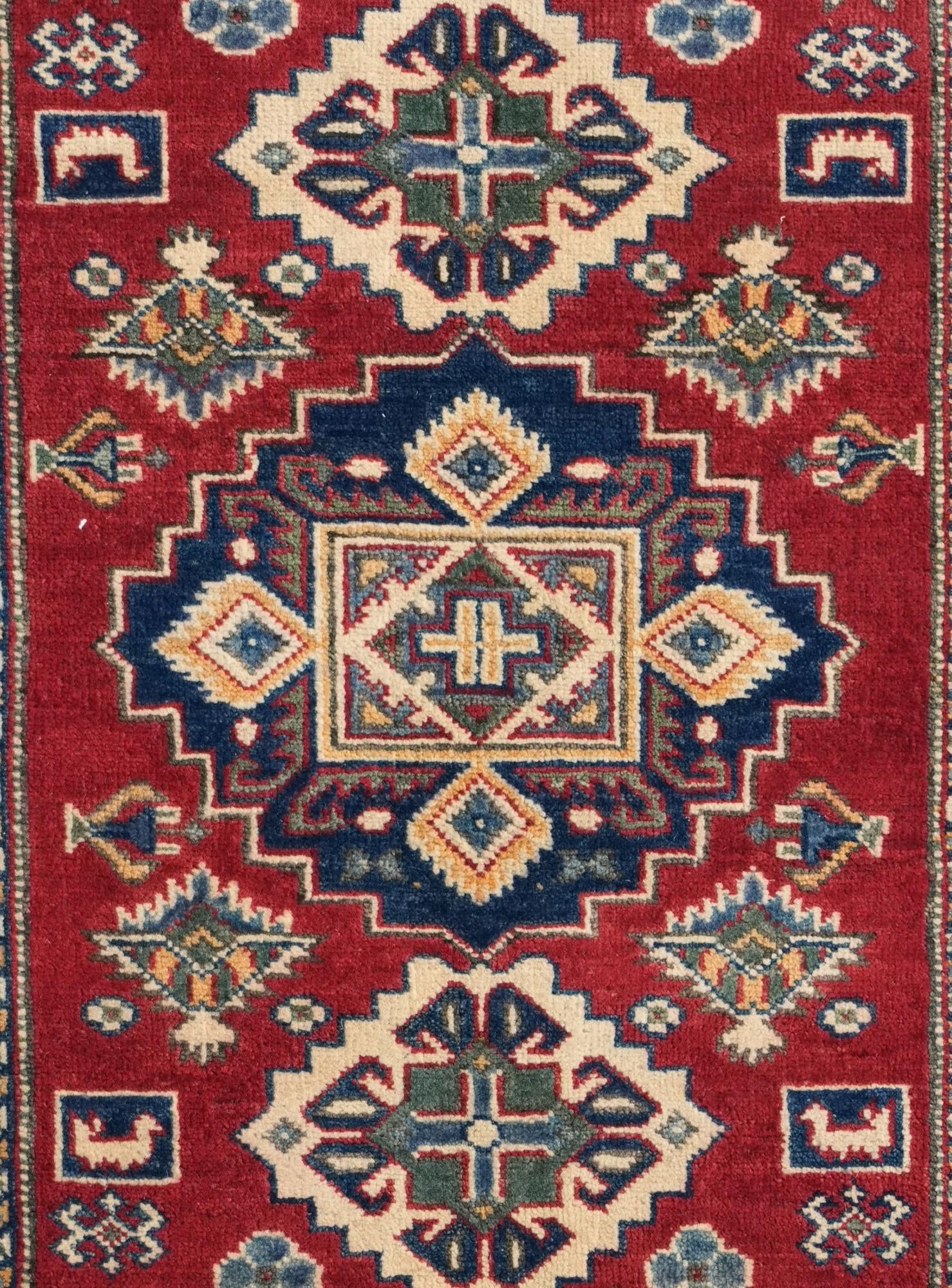 2' 8 x 3' 7 Hand Knotted Kazak Rug