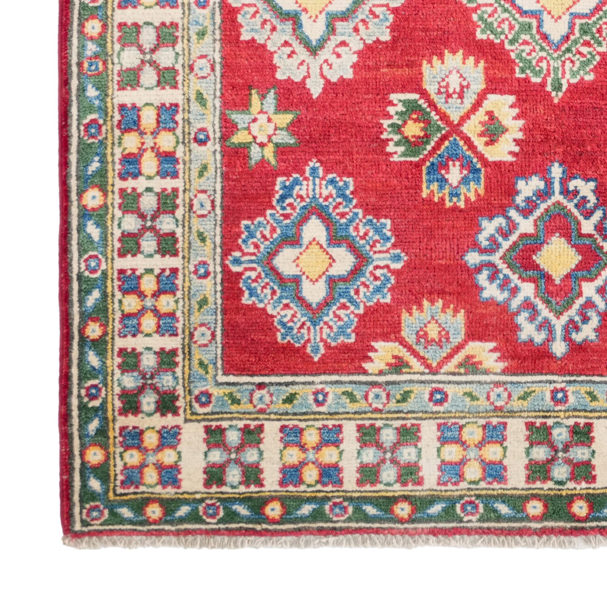 95cm x 150cm Handgeknüpft Kazak Teppich