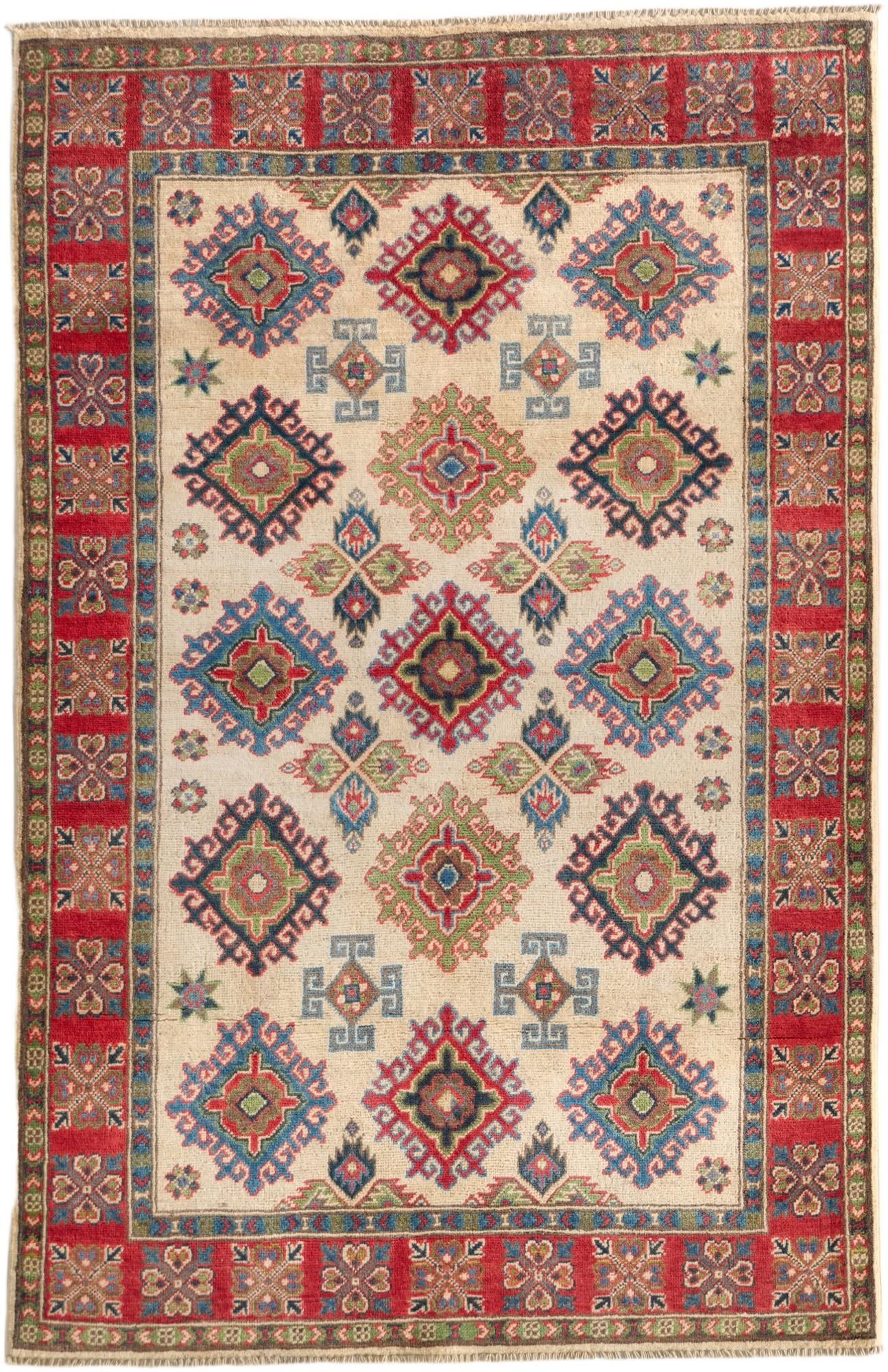 125cm x 190cm Hand Knotted Kazak Rug