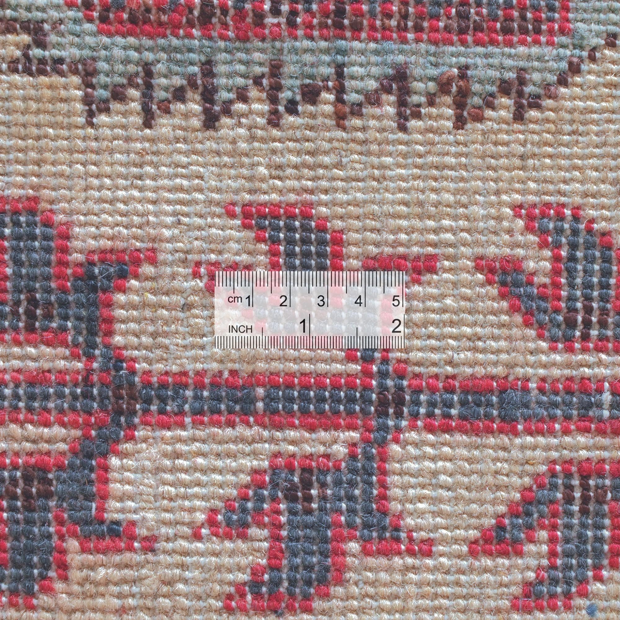 Detail image 8 of 9: 4' 2 x 5' 11 Hand Knotted Kazak Rug