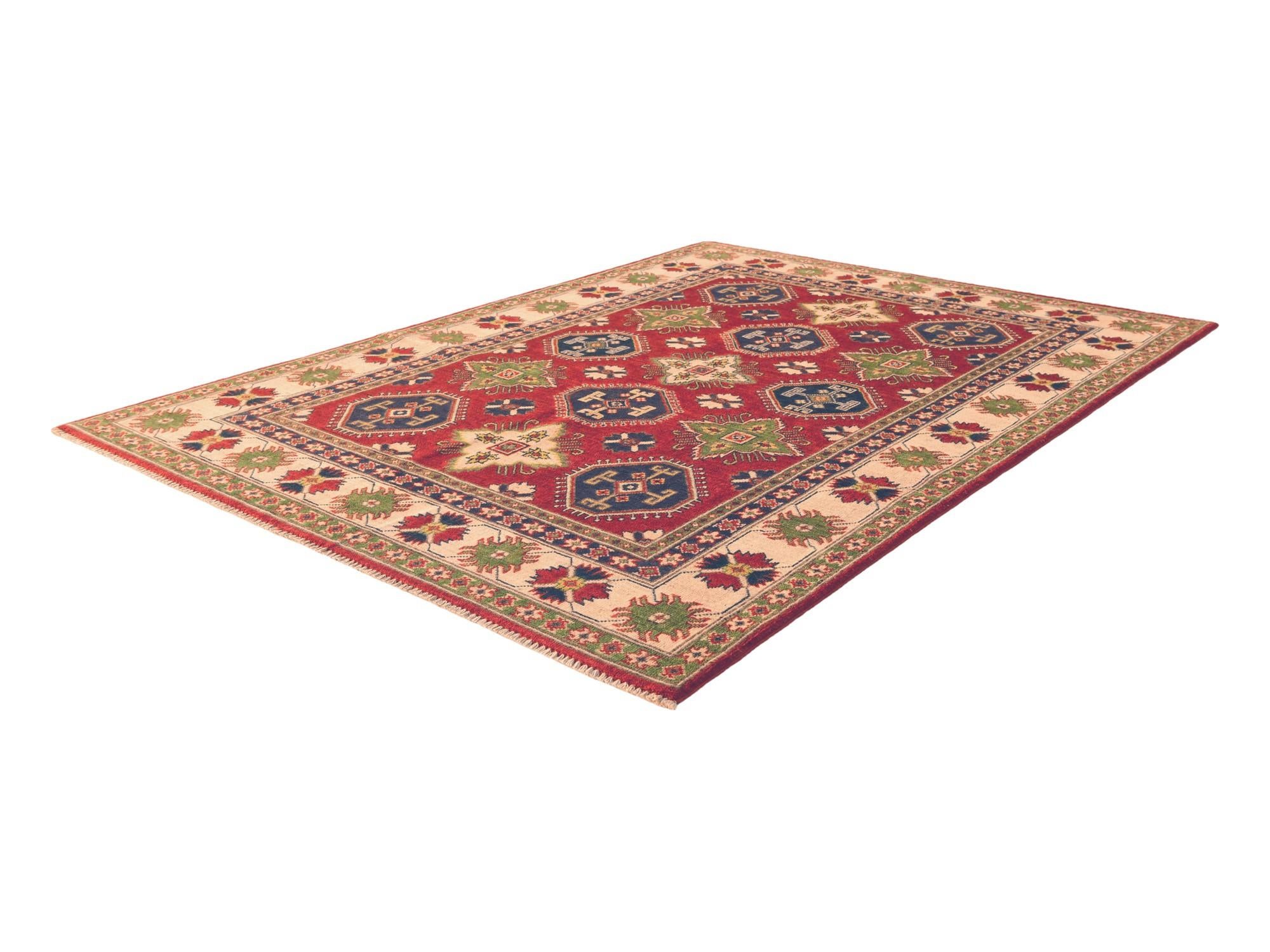 5' 1 x 6' 11 Hand Knotted Kazak Rug