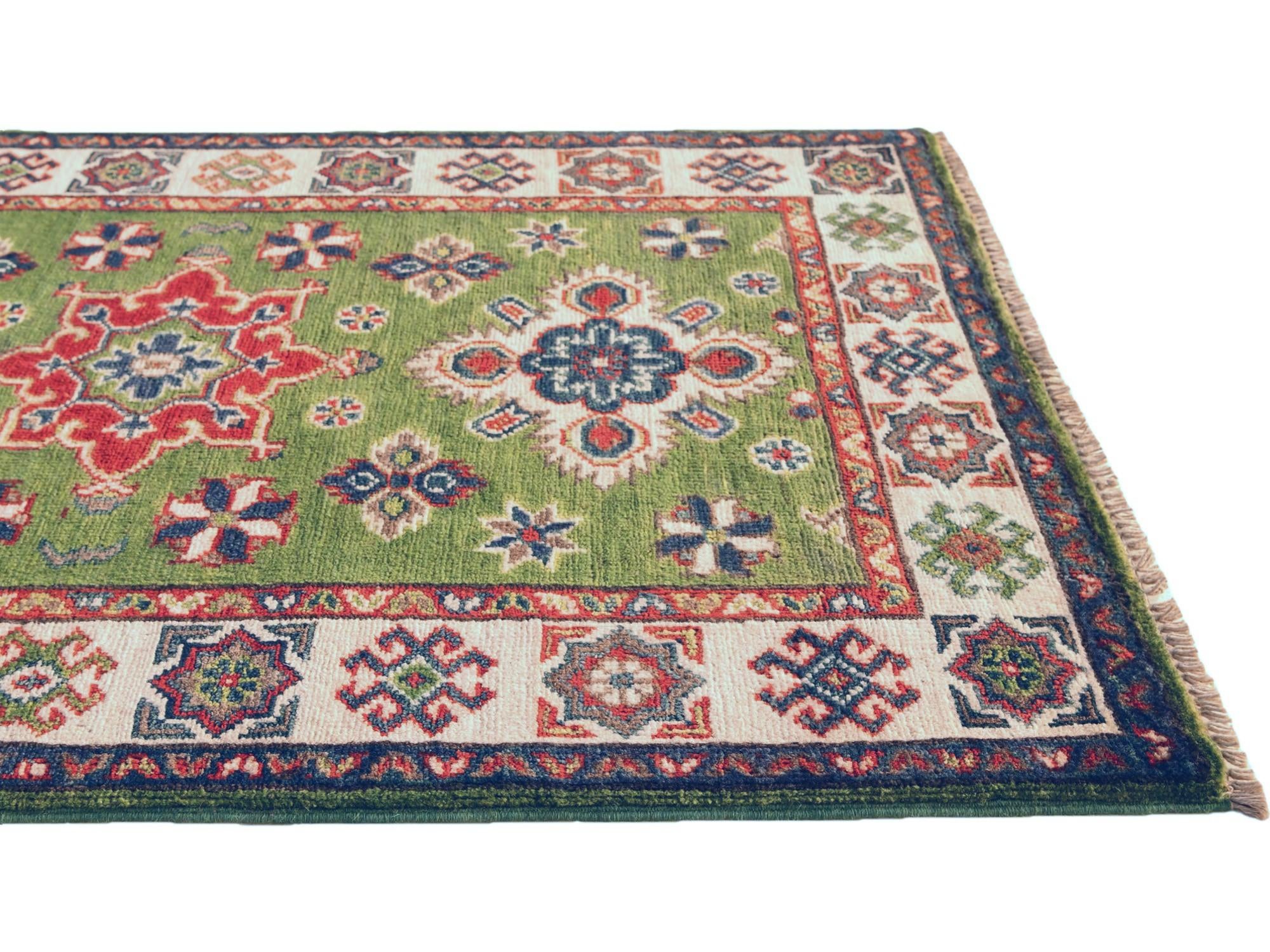 80cm x 125cm Hand Knotted Kazak Rug
